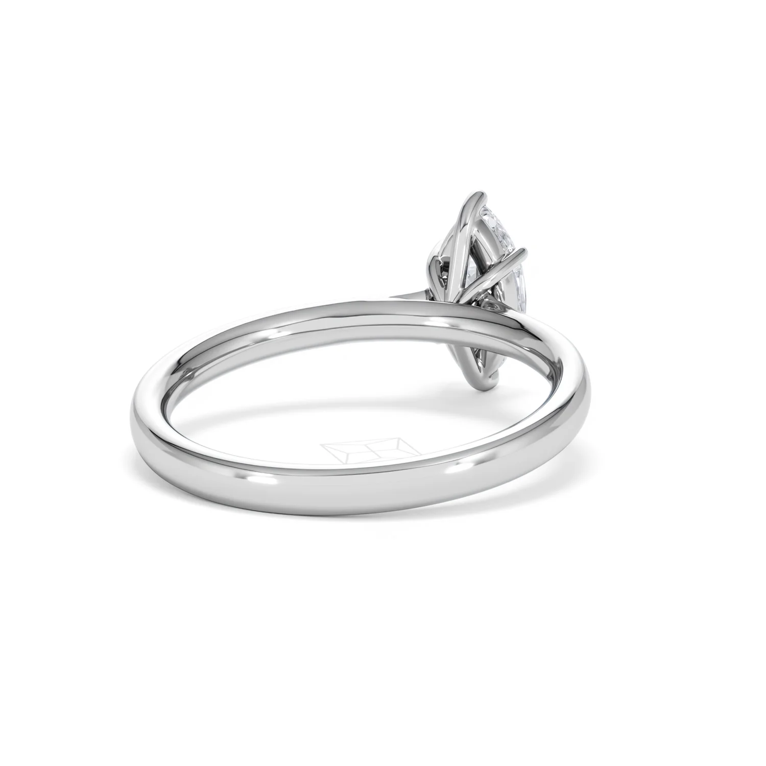 Amora Marquise 0.50ct Lab Diamond Engagement Ring F/VS Set in Platinum - Image 42