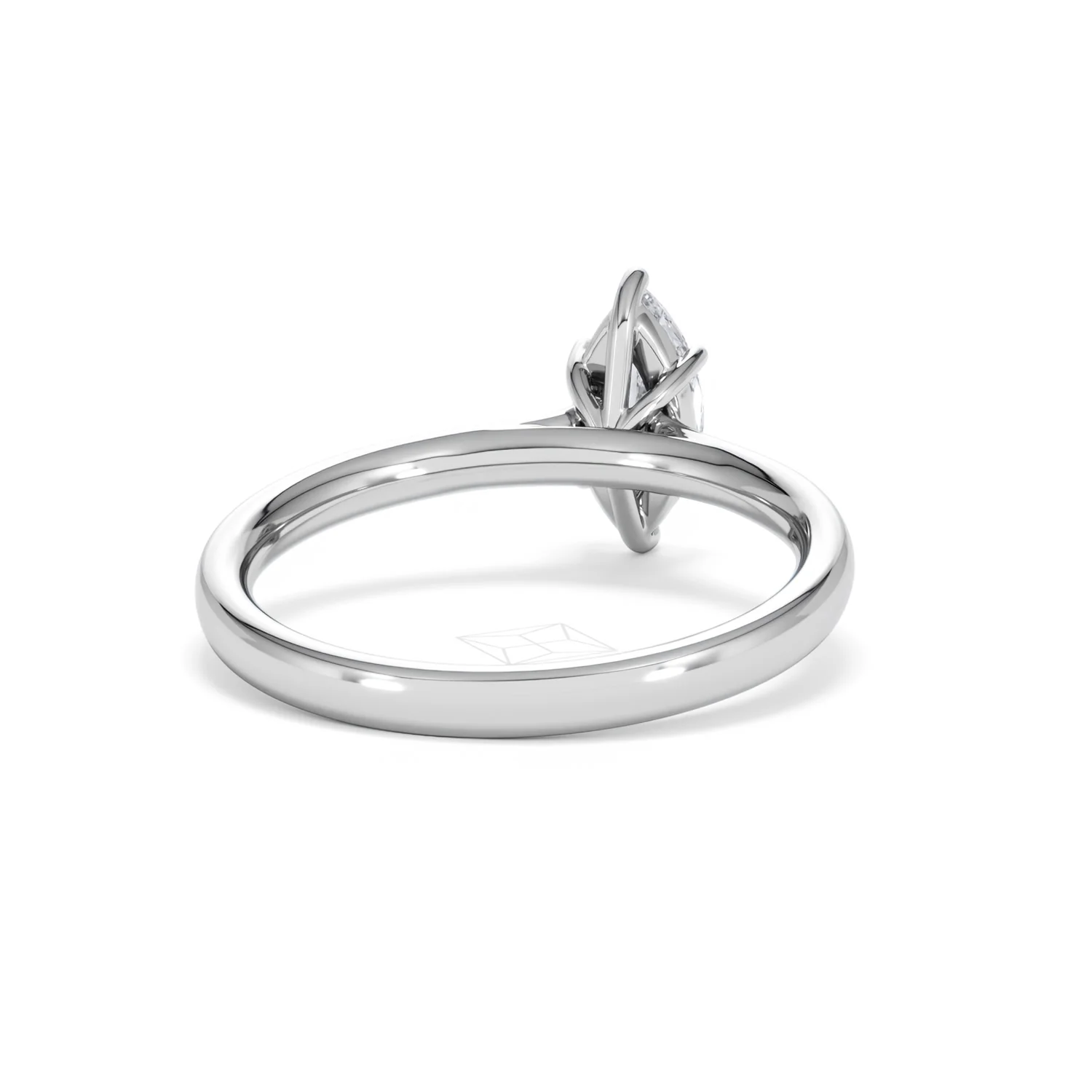 Amora Marquise 0.50ct Lab Diamond Engagement Ring F/VS Set in Platinum - Image 44