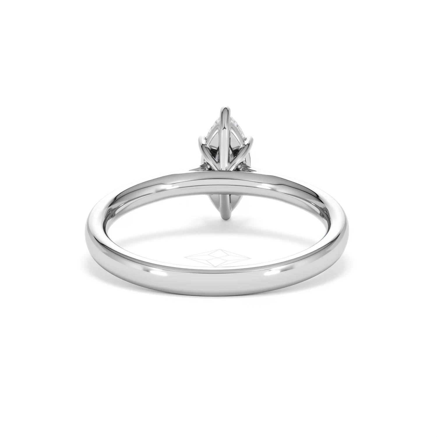 Amora Marquise 0.50ct Lab Diamond Engagement Ring F/VS Set in Platinum - Image 47