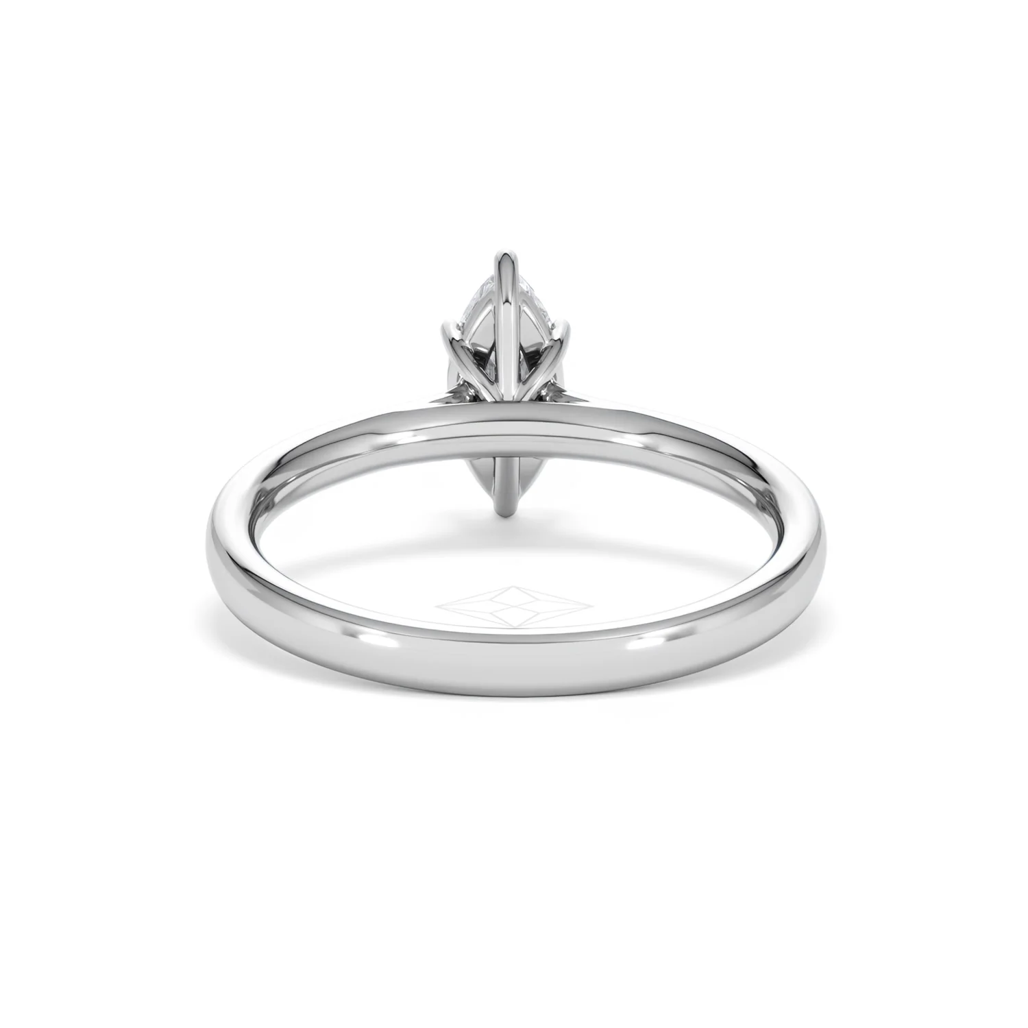 Amora Marquise 0.50ct Lab Diamond Engagement Ring F/VS Set in Platinum - Image 48