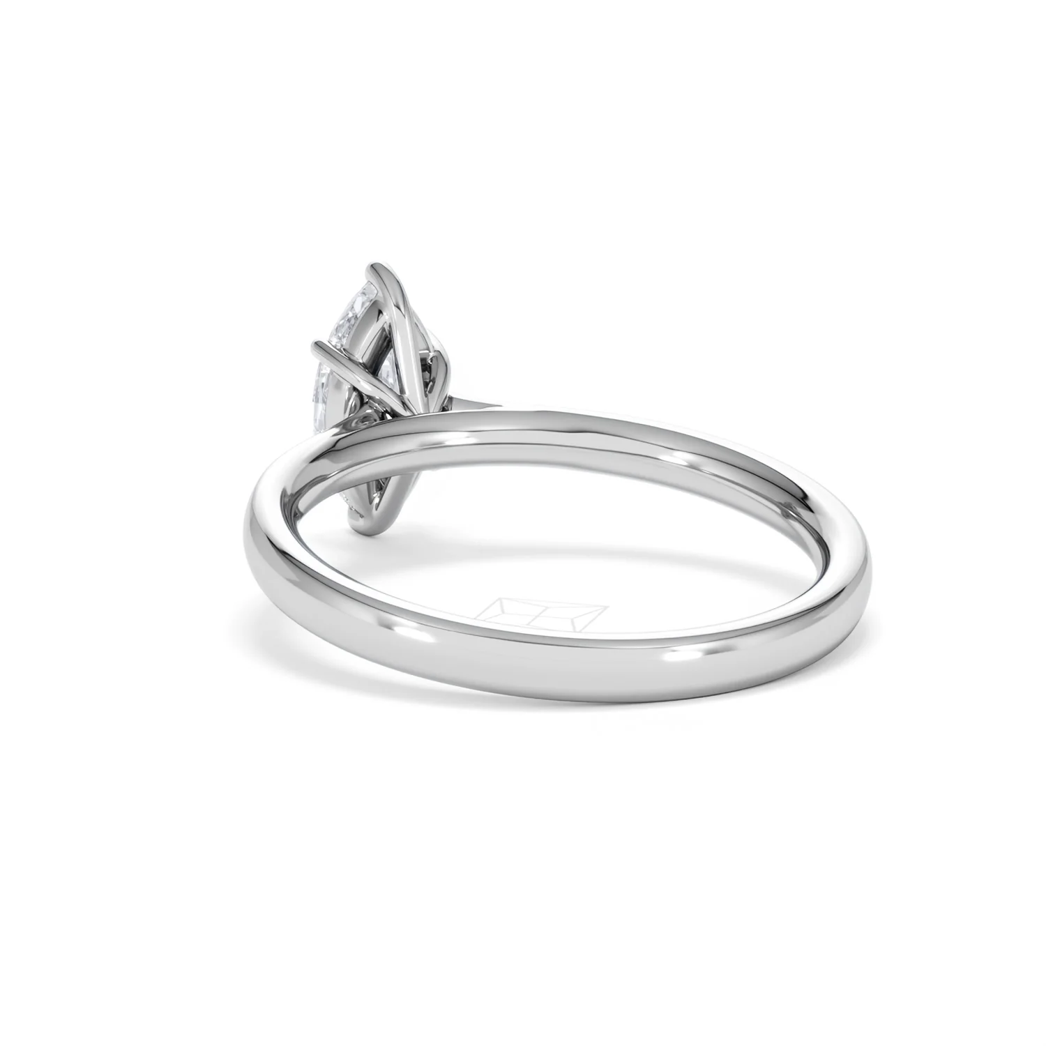 Amora Marquise 0.50ct Lab Diamond Engagement Ring F/VS Set in Platinum - Image 54