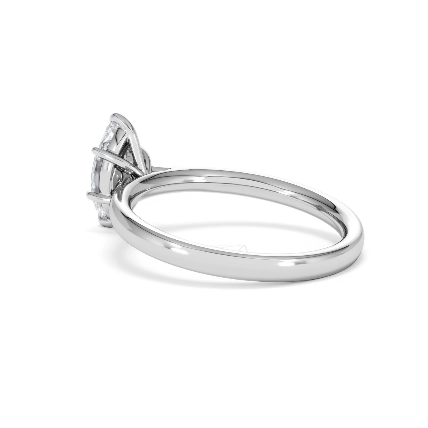 Amora Marquise 0.50ct Lab Diamond Engagement Ring F/VS Set in Platinum - Image 59