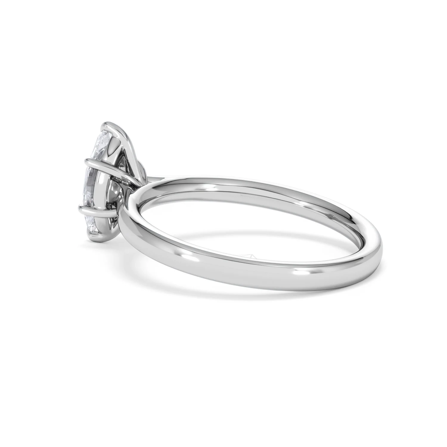 Amora Marquise 0.50ct Lab Diamond Engagement Ring F/VS Set in Platinum - Image 61