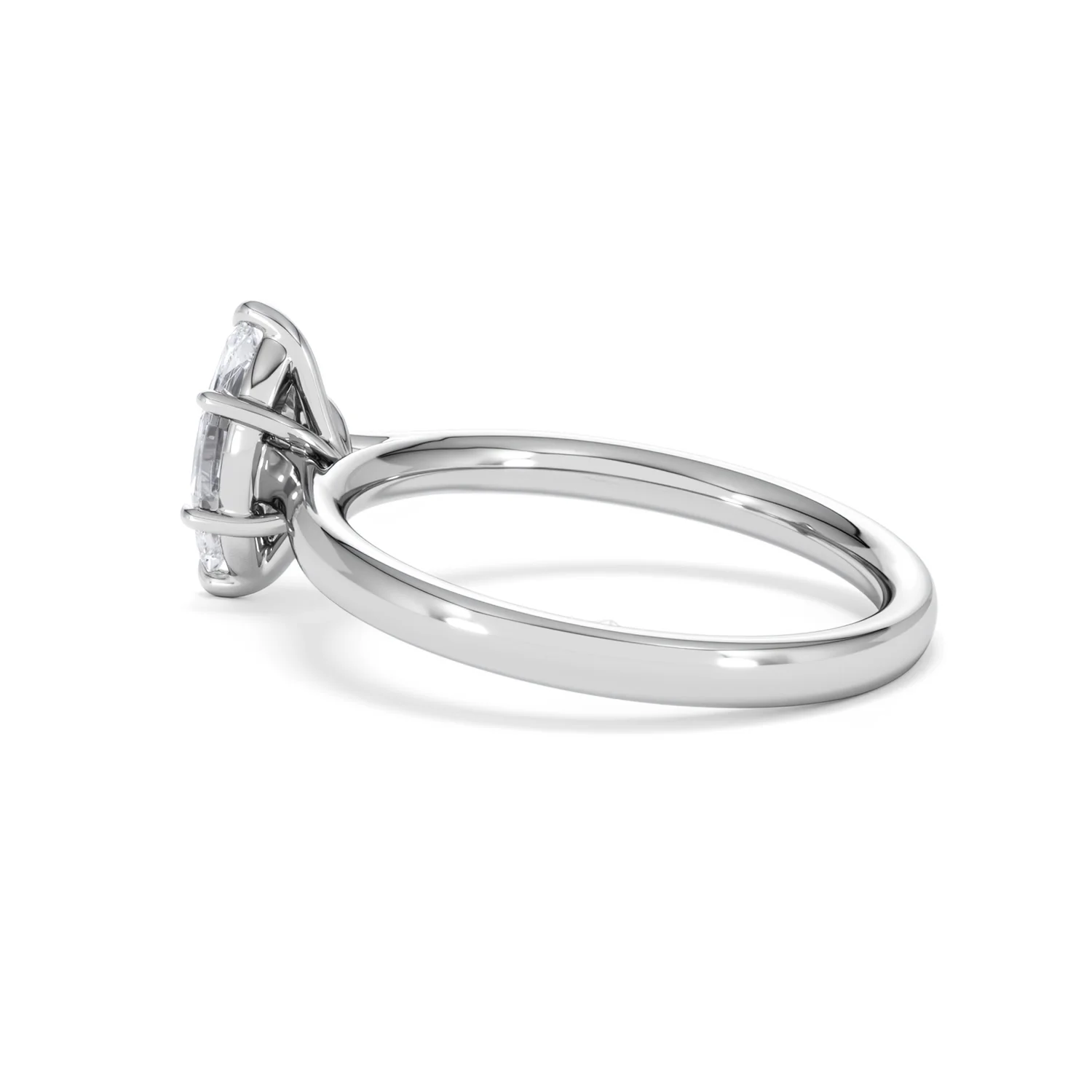 Amora Marquise 0.50ct Lab Diamond Engagement Ring F/VS Set in Platinum - Image 62