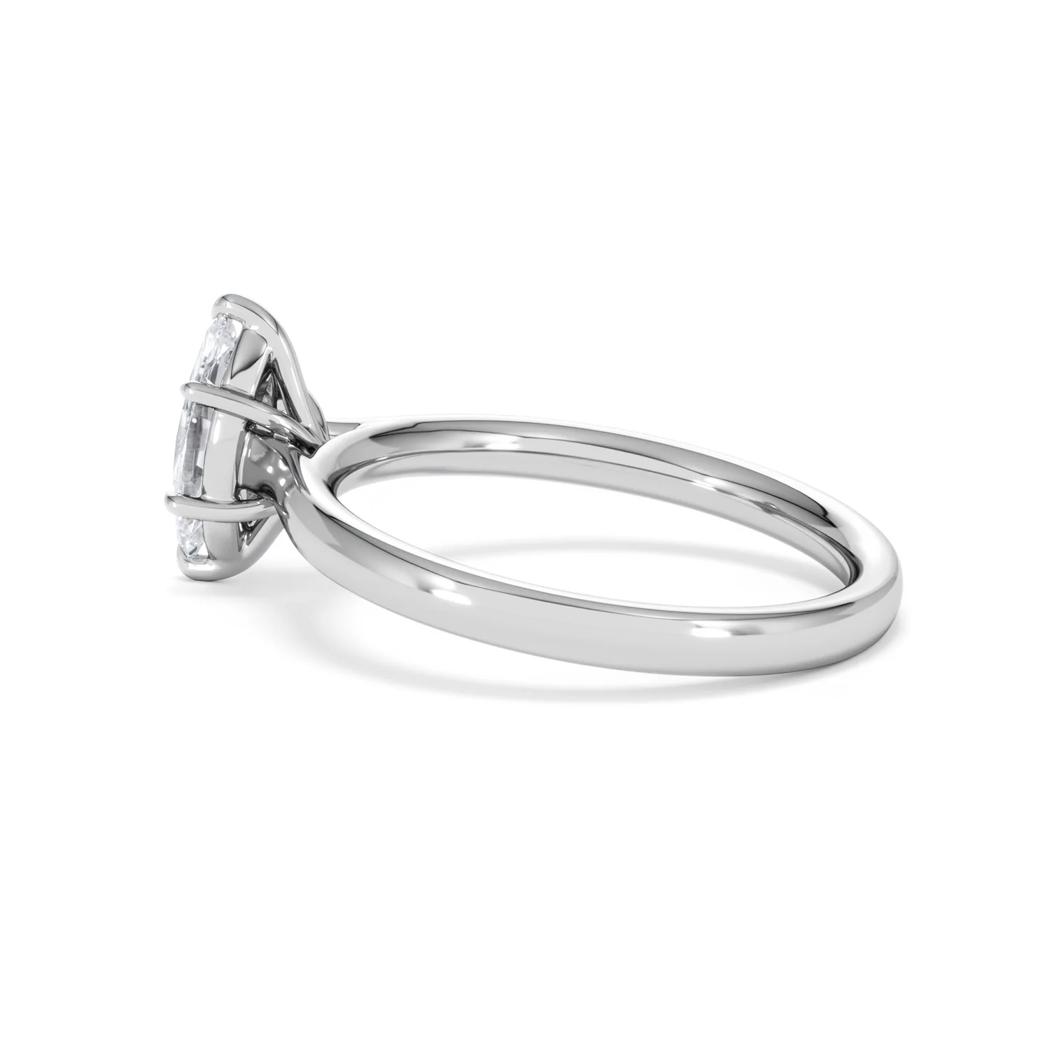 Amora Marquise 0.50ct Lab Diamond Engagement Ring F/VS Set in Platinum - Image 63
