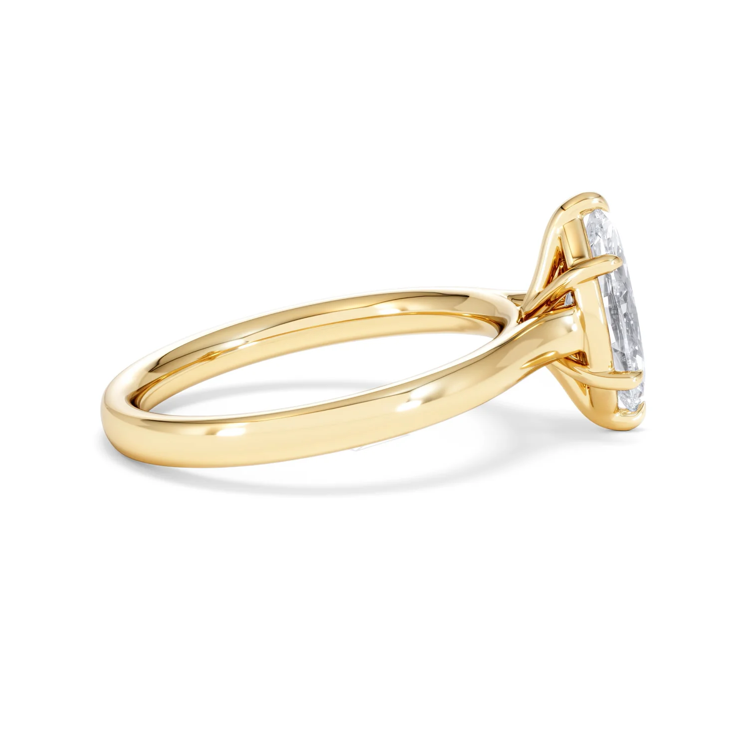 Amora Marquise 1.00ct Lab Diamond Engagement Ring F/VS Set in 18K Gold - Image 31