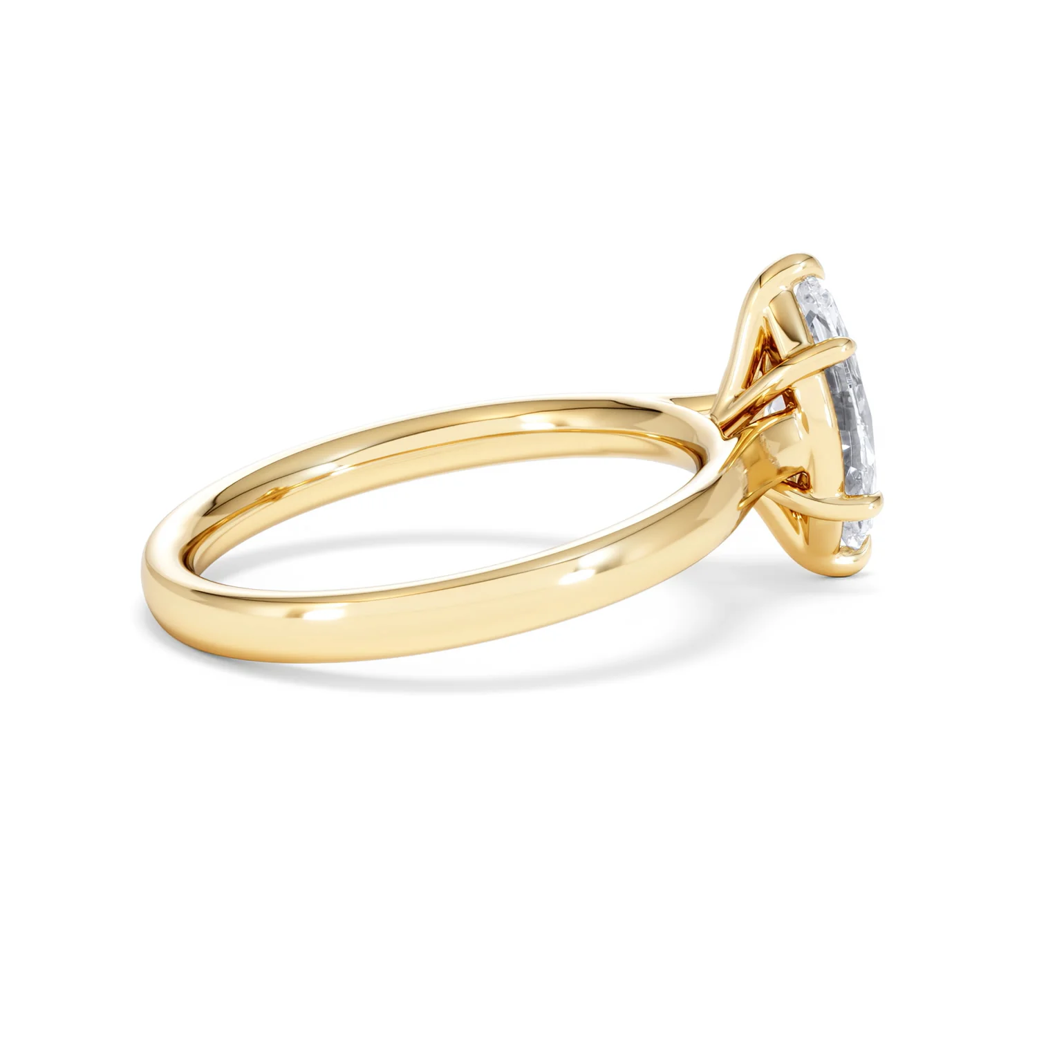 Amora Marquise 1.00ct Lab Diamond Engagement Ring F/VS Set in 18K Gold - Image 34