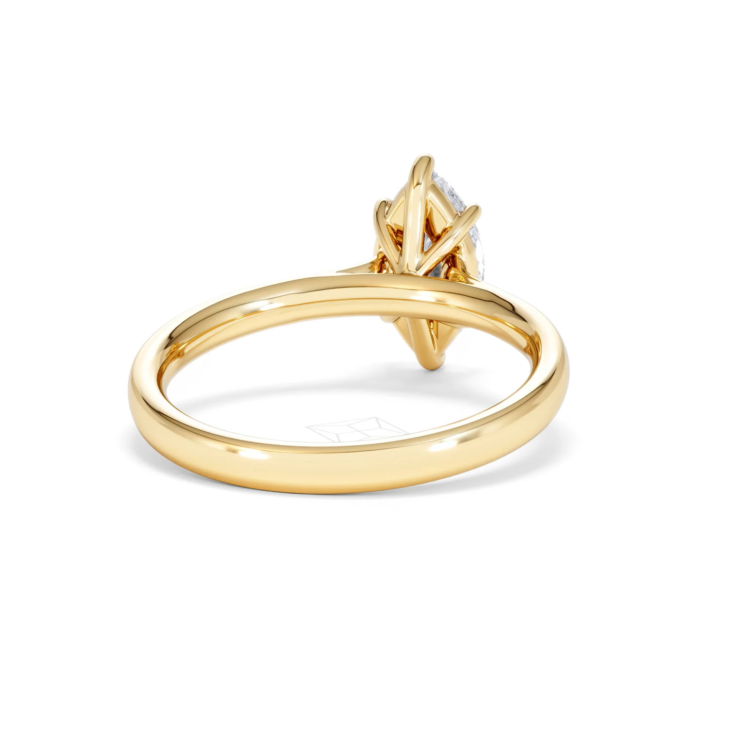 Amora Marquise 1.00ct Lab Diamond Engagement Ring F/VS Set in 18K Gold - Image 46