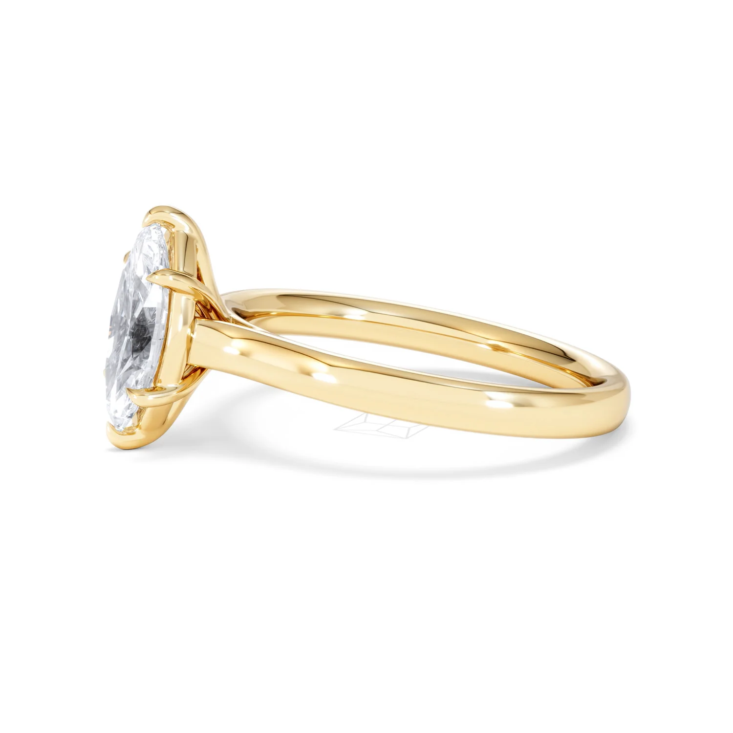 Amora Marquise 1.00ct Lab Diamond Engagement Ring F/VS Set in 18K Gold - Image 74