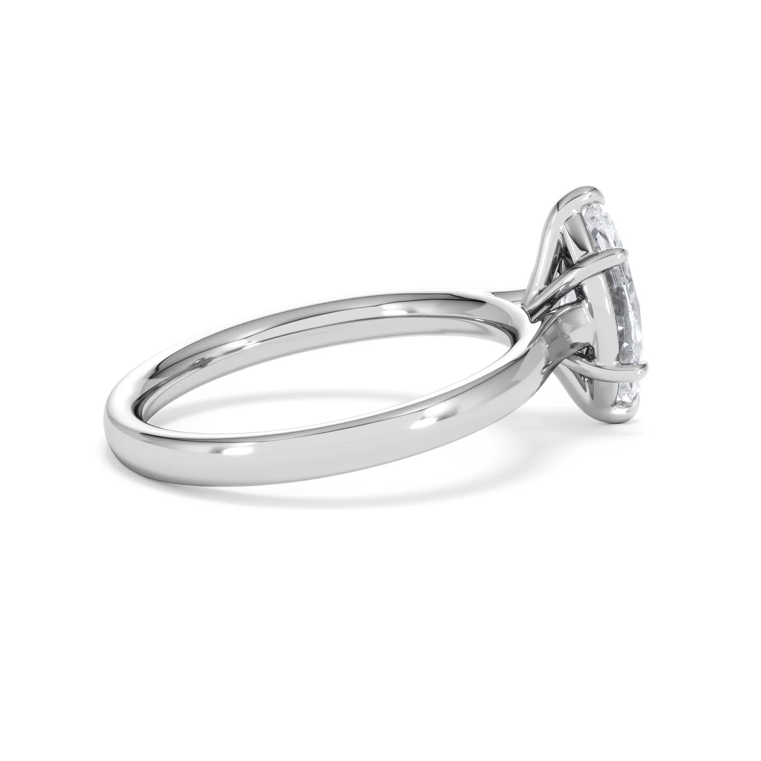 Amora Marquise 1.00ct Lab Diamond Engagement Ring F/VS Set in 18K White Gold - Image 33