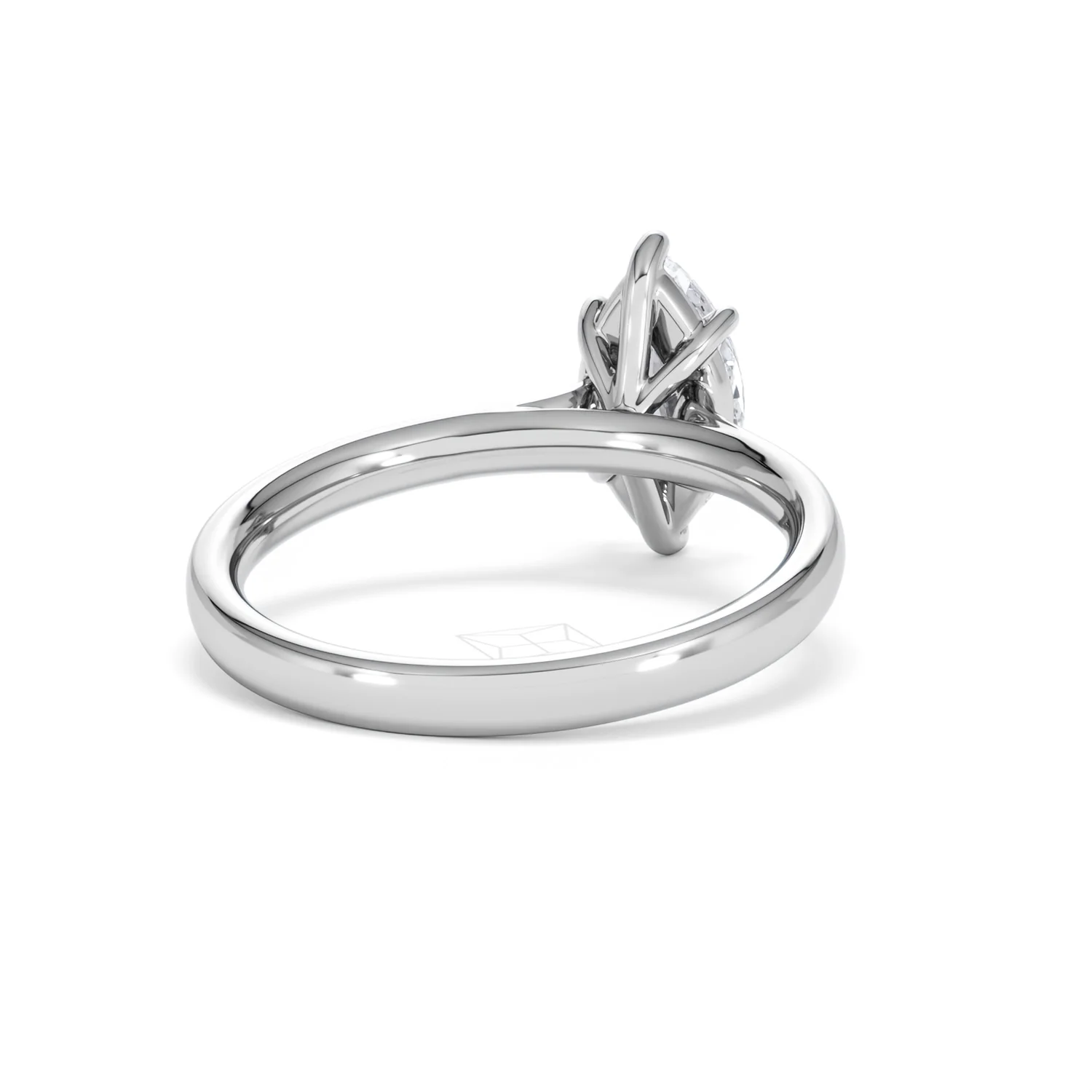 Amora Marquise 1.00ct Lab Diamond Engagement Ring F/VS Set in 18K White Gold - Image 44