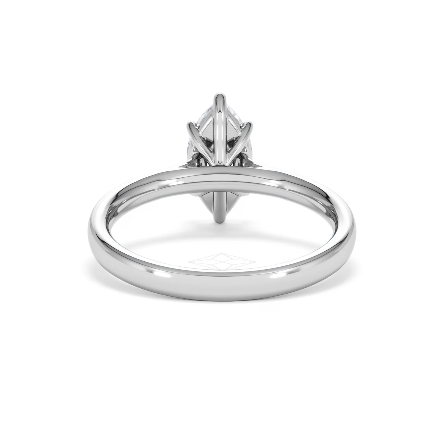 Amora Marquise 1.00ct Lab Diamond Engagement Ring F/VS Set in 18K White Gold - Image 49