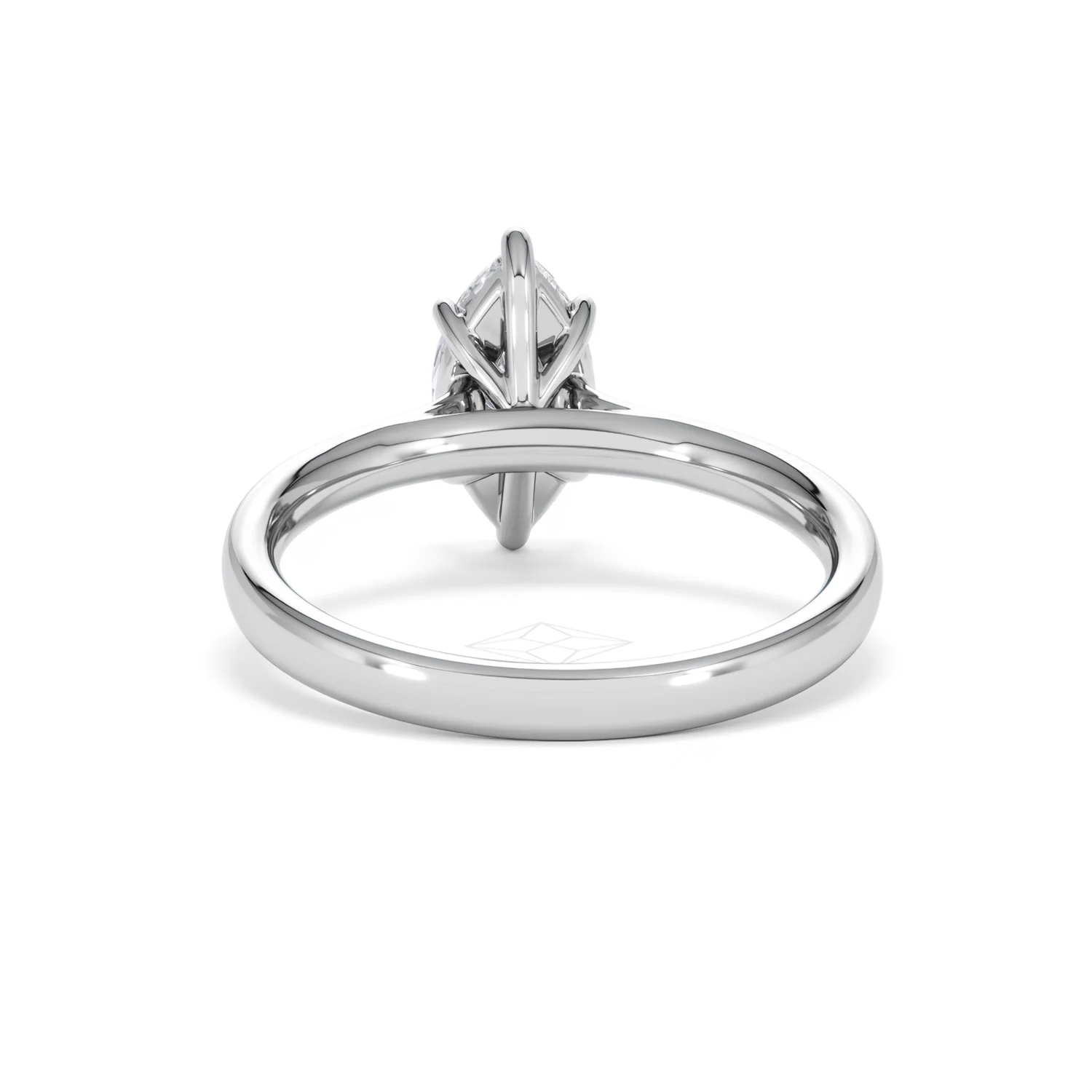 Amora Marquise 1.00ct Lab Diamond Engagement Ring F/VS Set in 18K White Gold - Image 50