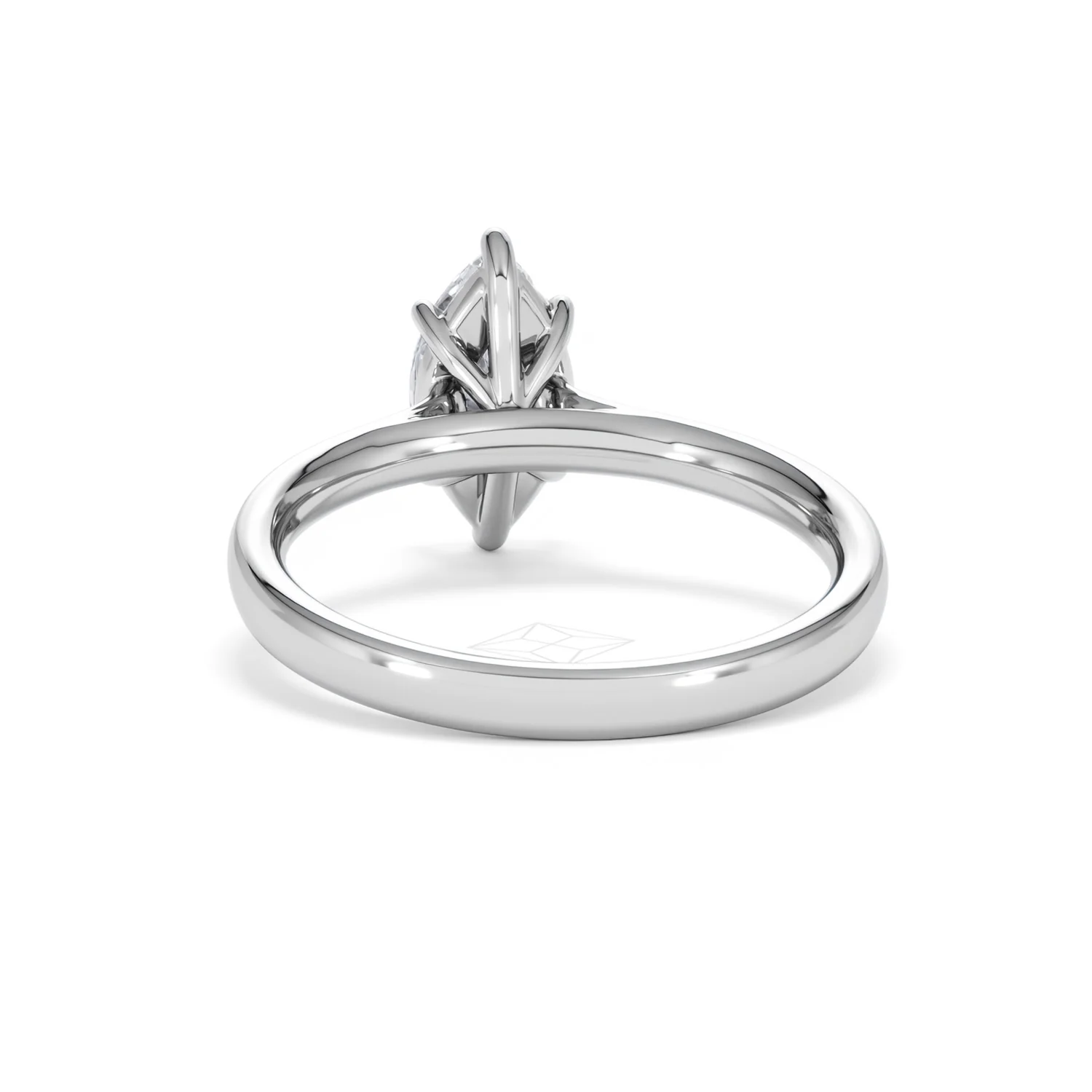 Amora Marquise 1.00ct Lab Diamond Engagement Ring F/VS Set in 18K White Gold - Image 51