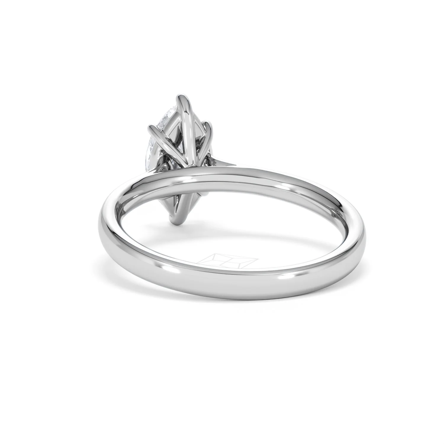 Amora Marquise 1.00ct Lab Diamond Engagement Ring F/VS Set in 18K White Gold - Image 53