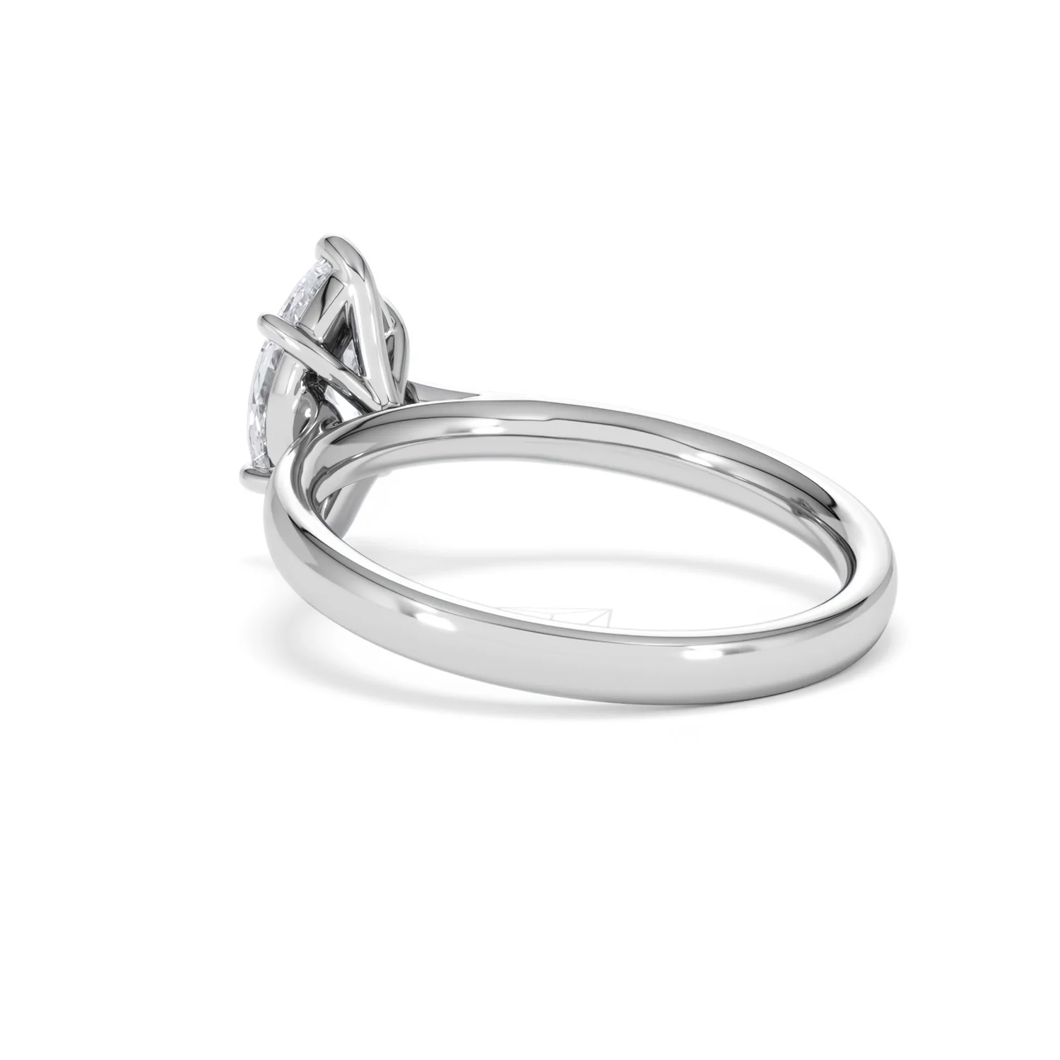 Amora Marquise 1.00ct Lab Diamond Engagement Ring F/VS Set in 18K White Gold - Image 58