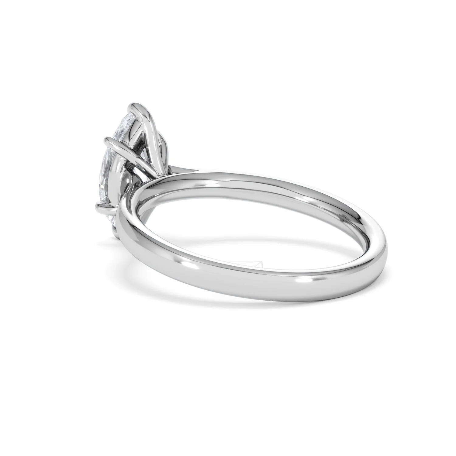 Amora Marquise 1.00ct Lab Diamond Engagement Ring F/VS Set in 18K White Gold - Image 59