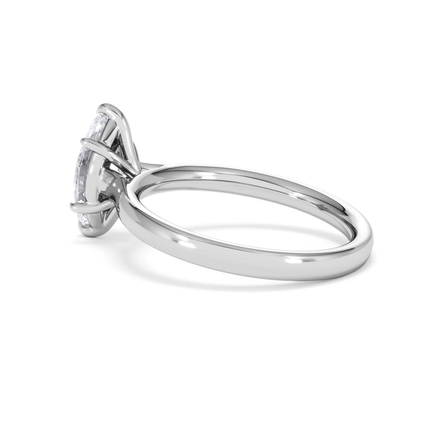 Amora Marquise 1.00ct Lab Diamond Engagement Ring F/VS Set in 18K White Gold - Image 63