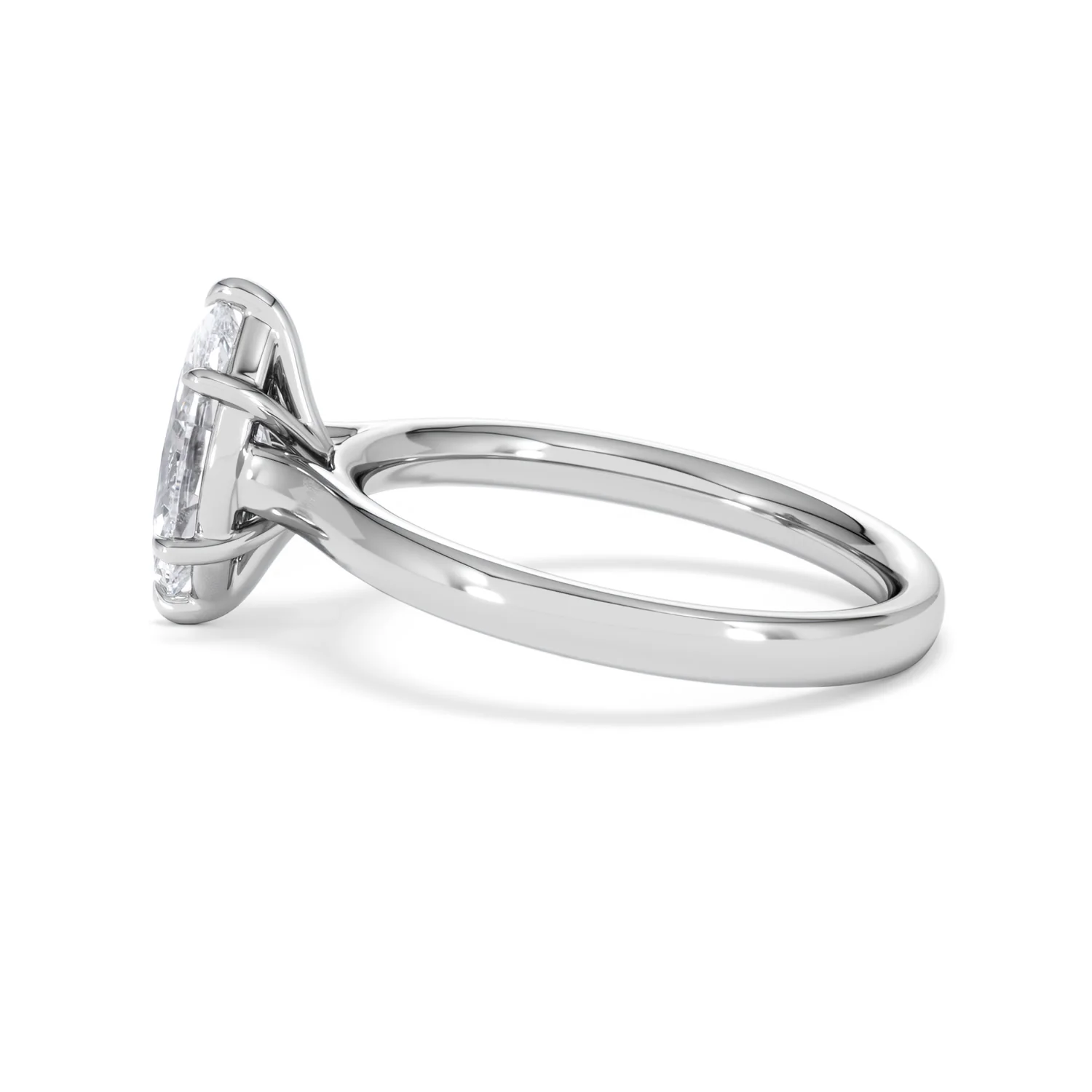 Amora Marquise 1.00ct Lab Diamond Engagement Ring F/VS Set in 18K White Gold - Image 67