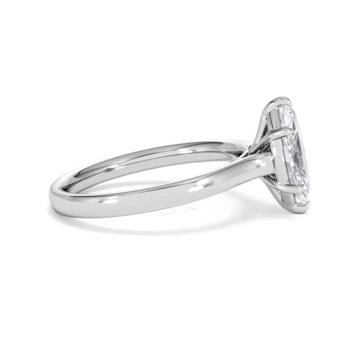 Amora Marquise 1.00ct Lab Diamond Engagement Ring F/VS Set in Platinum - Image 27