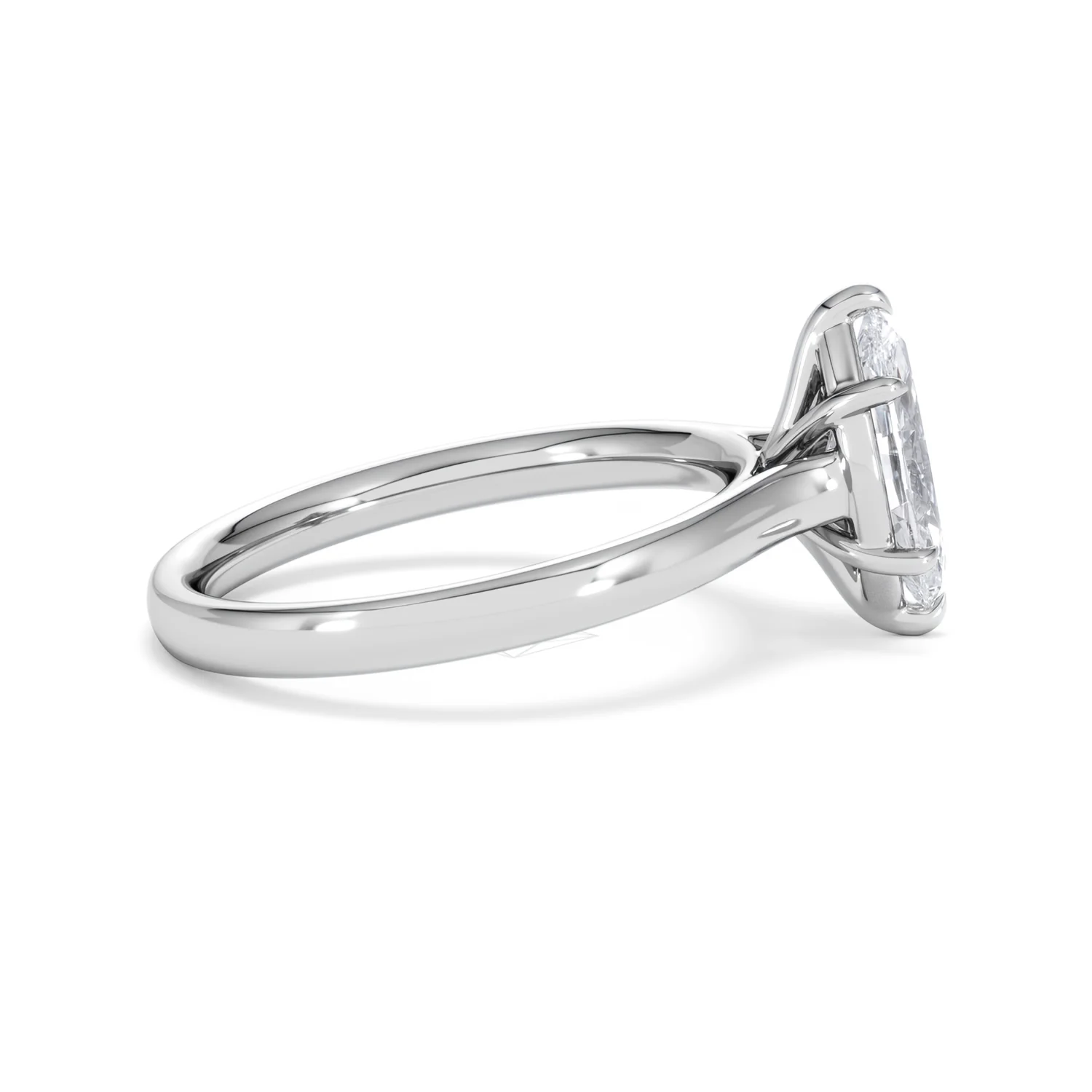 Amora Marquise 1.00ct Lab Diamond Engagement Ring F/VS Set in Platinum - Image 29
