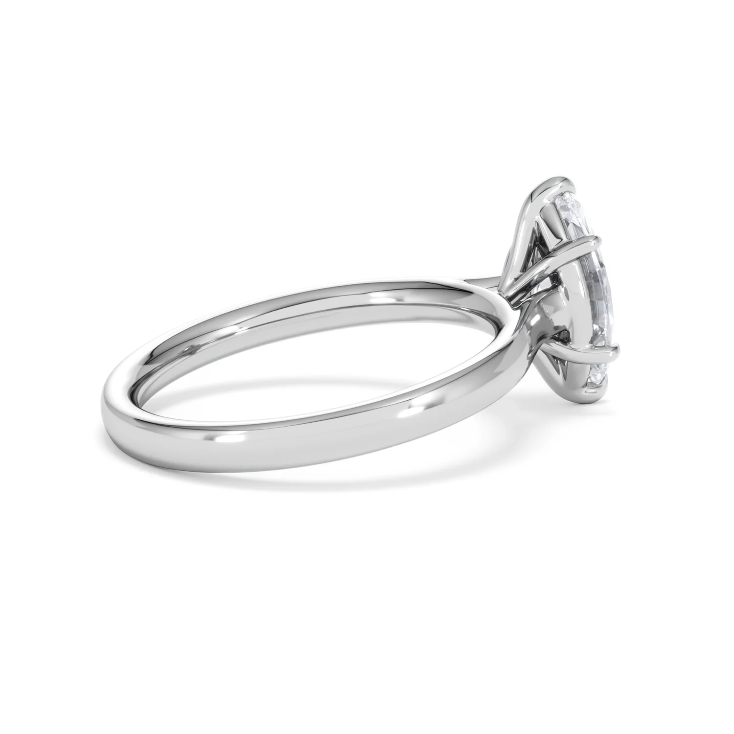 Amora Marquise 1.00ct Lab Diamond Engagement Ring F/VS Set in Platinum - Image 34