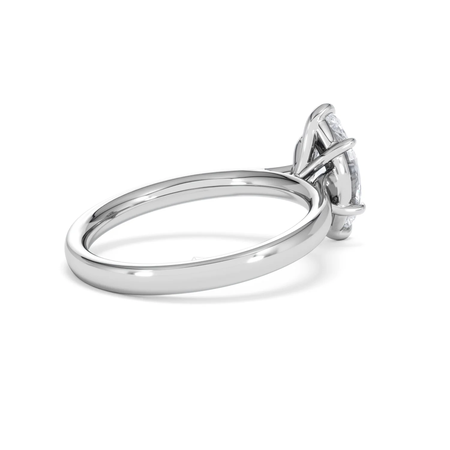 Amora Marquise 1.00ct Lab Diamond Engagement Ring F/VS Set in Platinum - Image 37