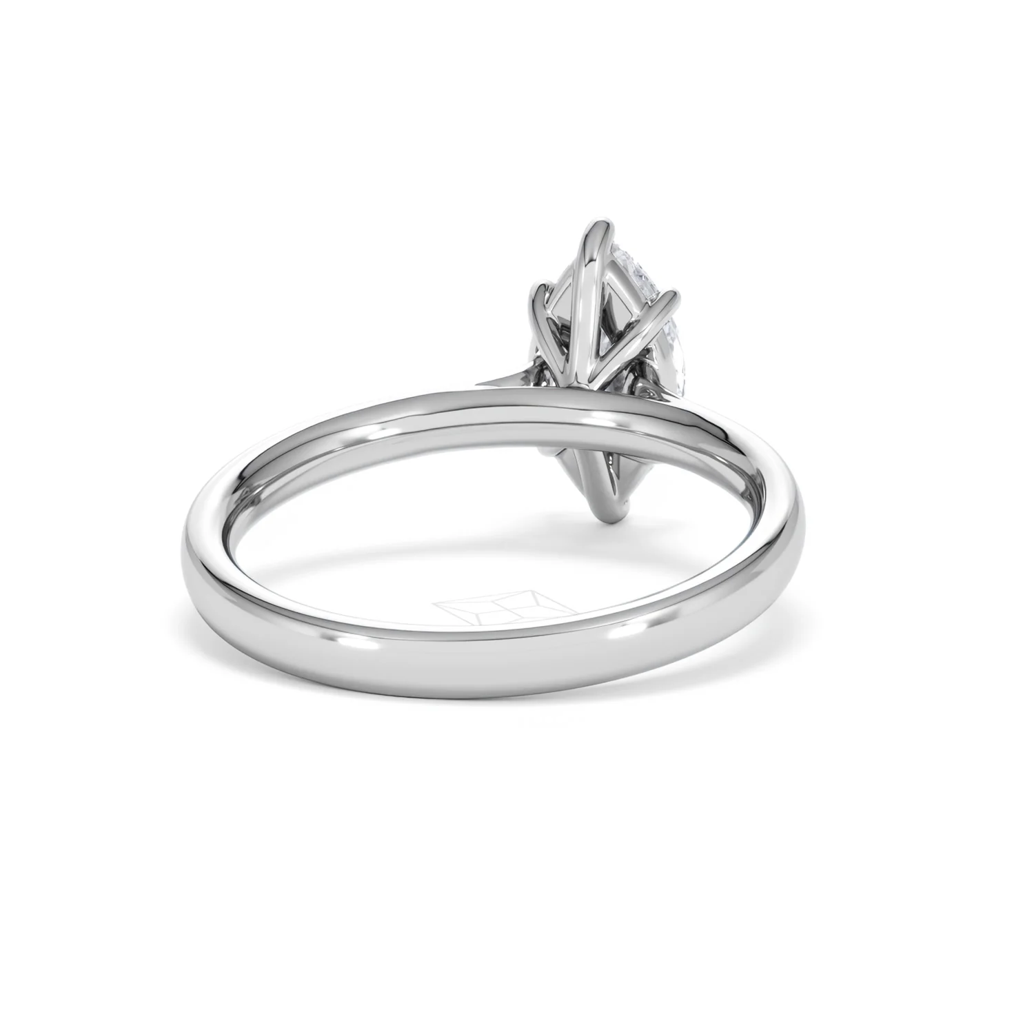 Amora Marquise 1.00ct Lab Diamond Engagement Ring F/VS Set in Platinum - Image 45