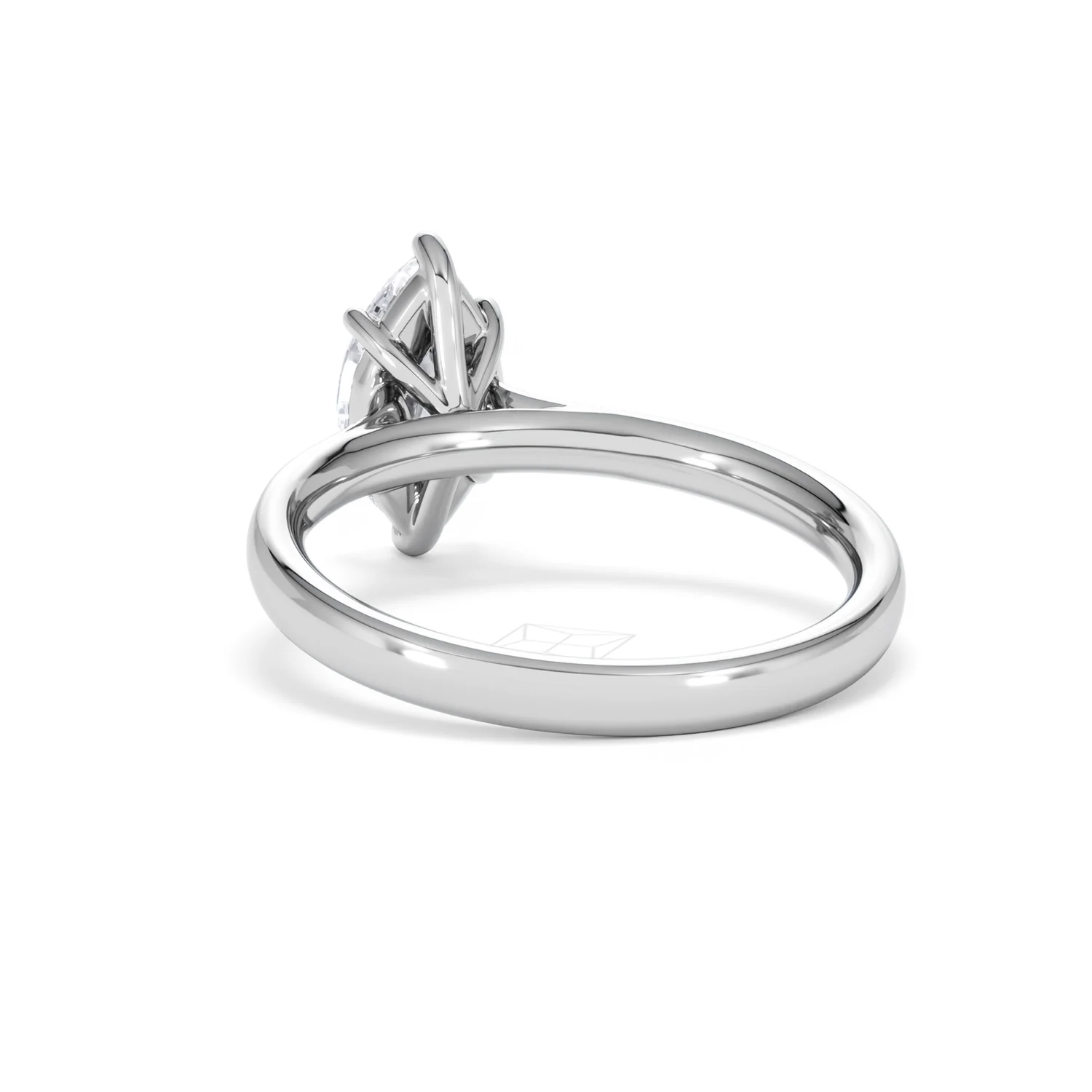 Amora Marquise 1.00ct Lab Diamond Engagement Ring F/VS Set in Platinum - Image 54