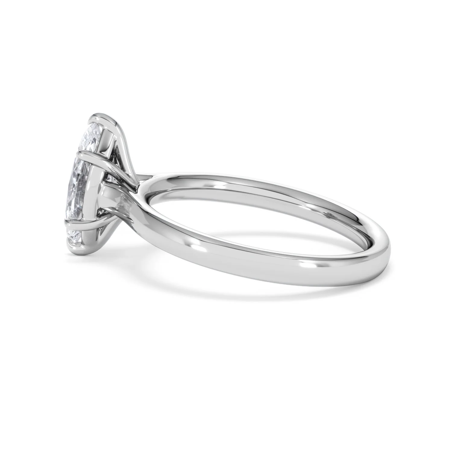 Amora Marquise 1.00ct Lab Diamond Engagement Ring F/VS Set in Platinum - Image 66