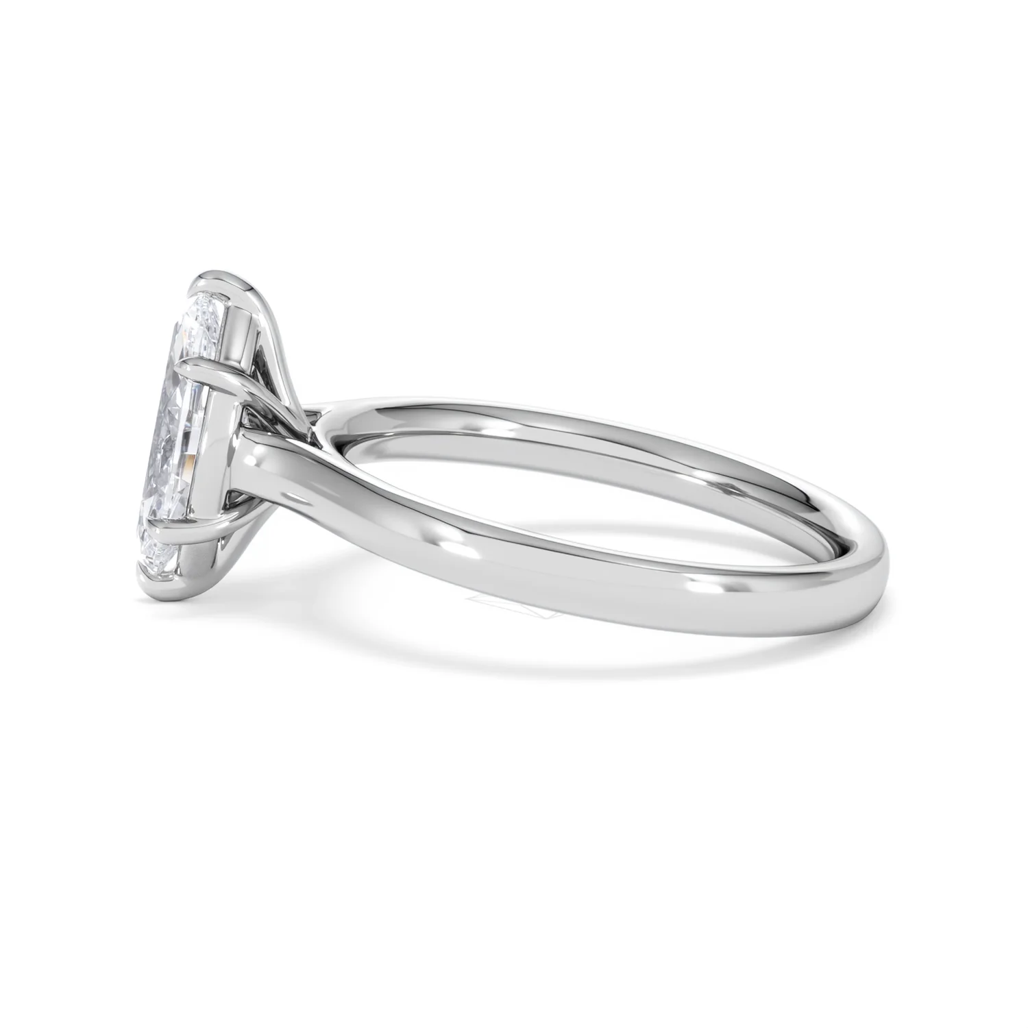 Amora Marquise 1.00ct Lab Diamond Engagement Ring F/VS Set in Platinum - Image 69