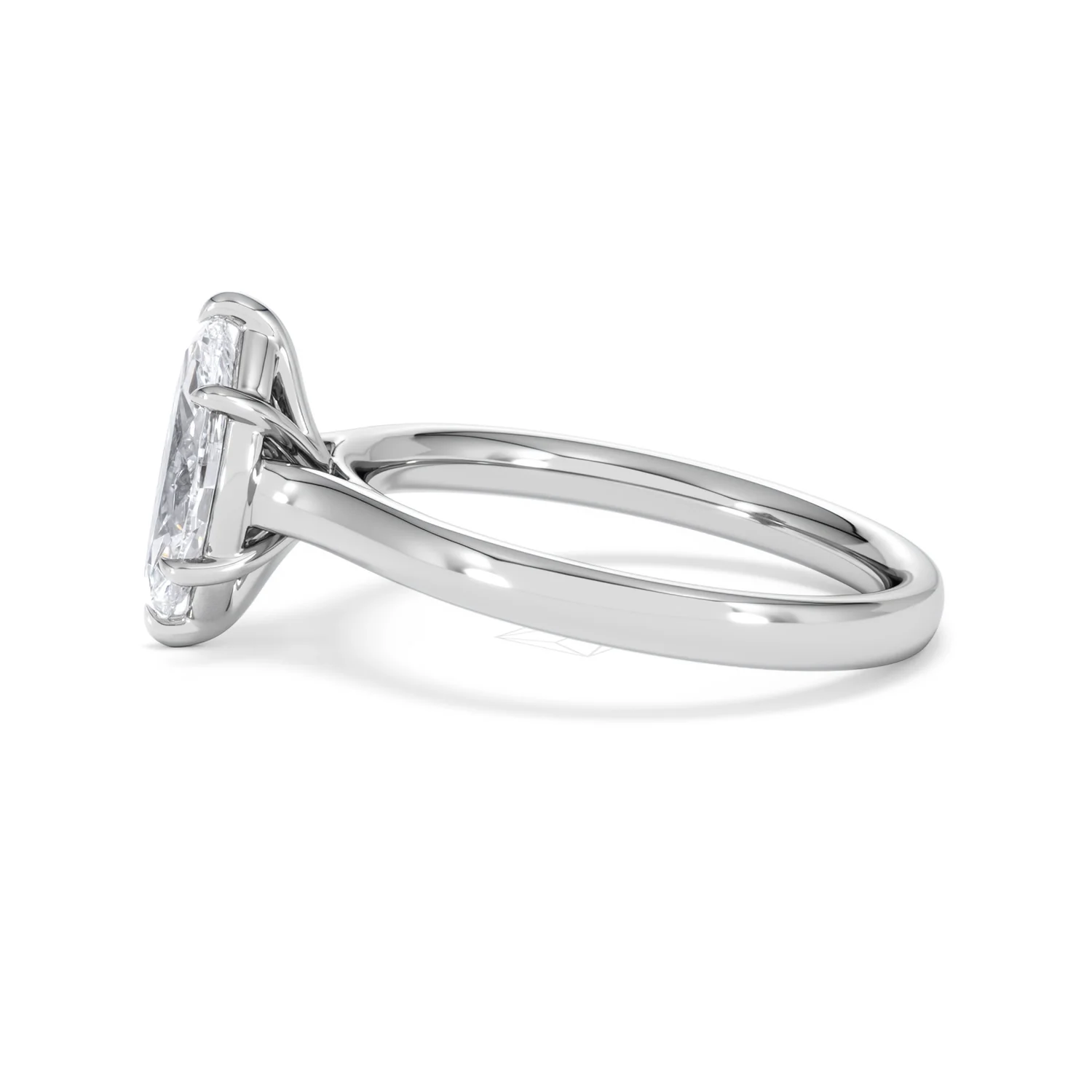 Amora Marquise 1.00ct Lab Diamond Engagement Ring F/VS Set in Platinum - Image 70