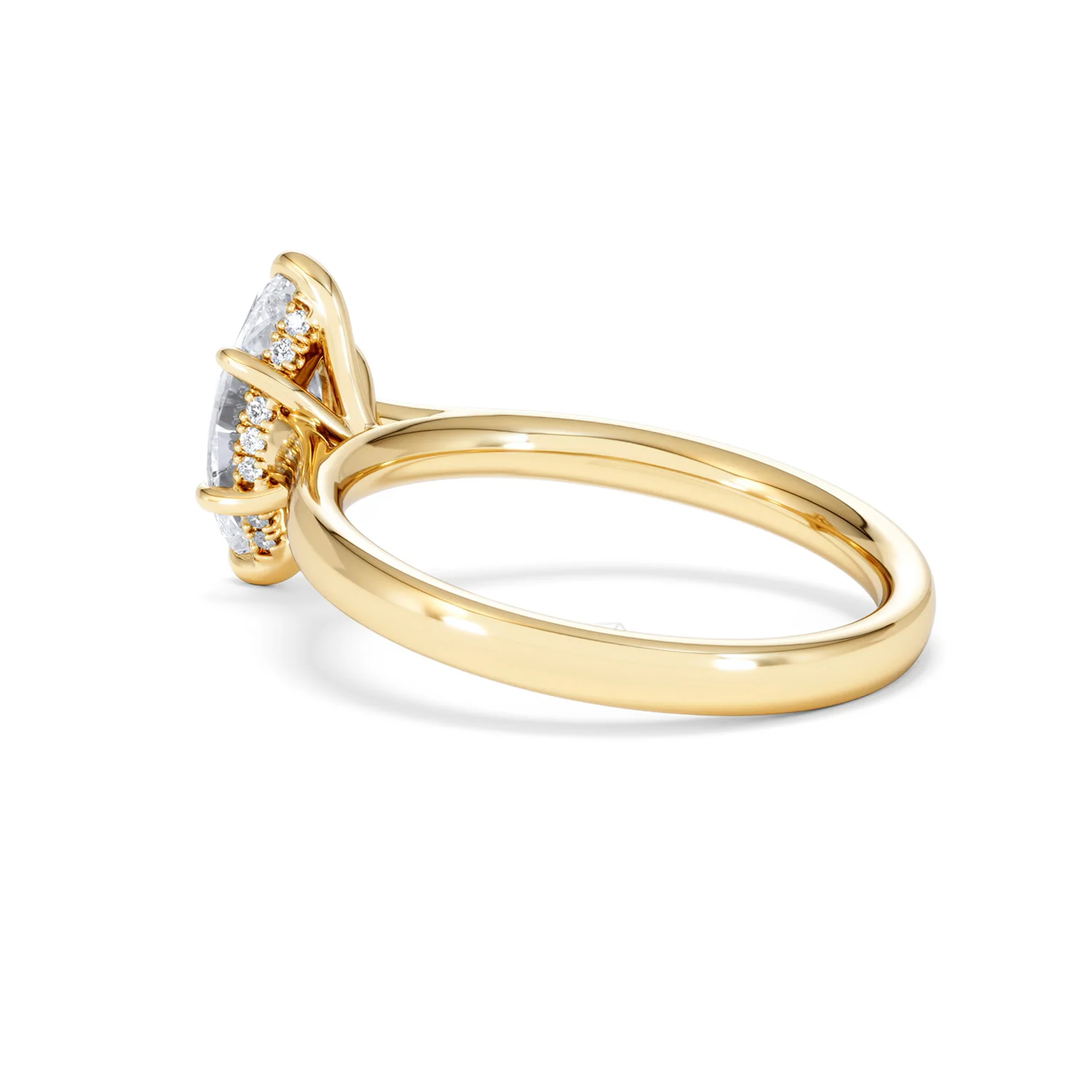 Amora Marquise 1.07ct Hidden Halo Lab Diamond Engagement Ring F/VS Set in 18K Gold - Image 62