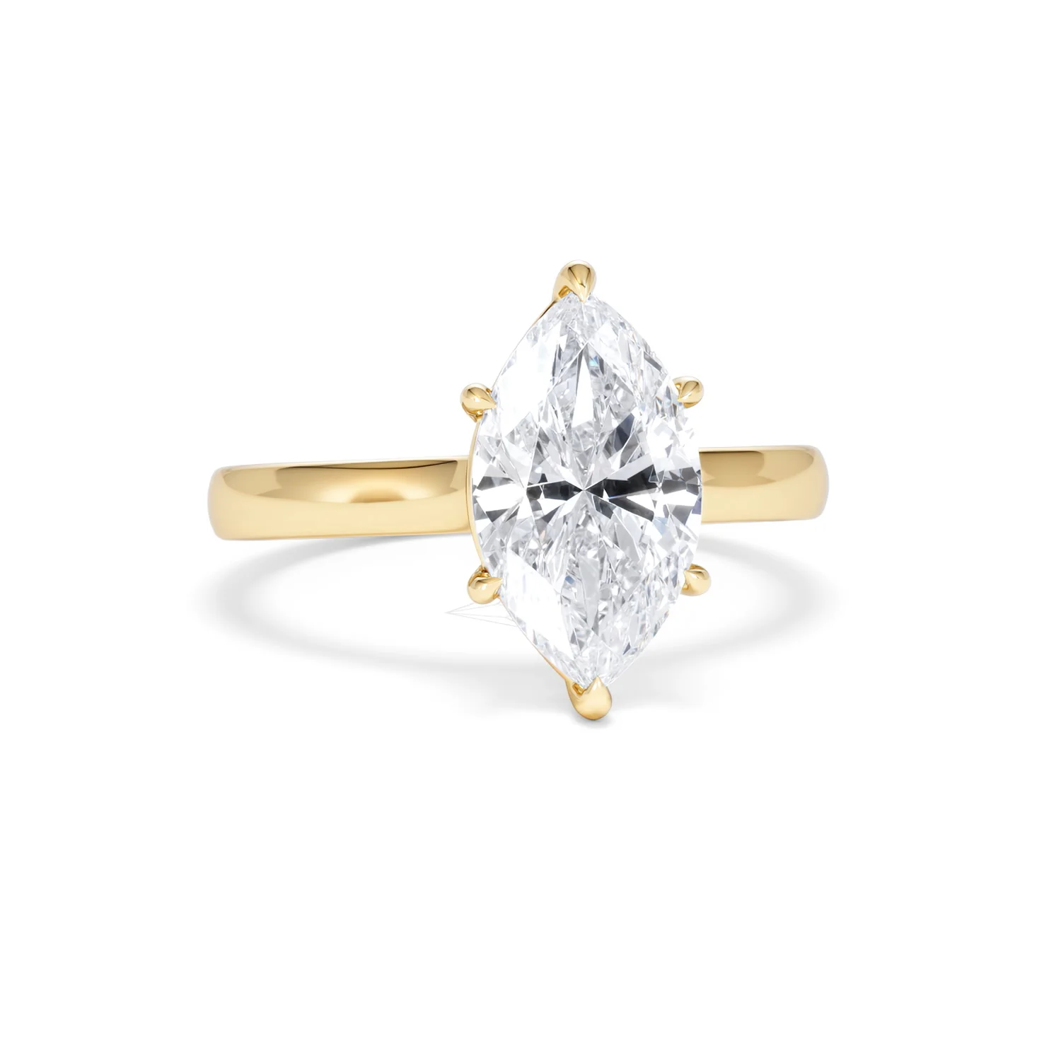 Amora Marquise 2.00ct Lab Diamond Engagement Ring F/VS Set in 18K Gold - Image 12