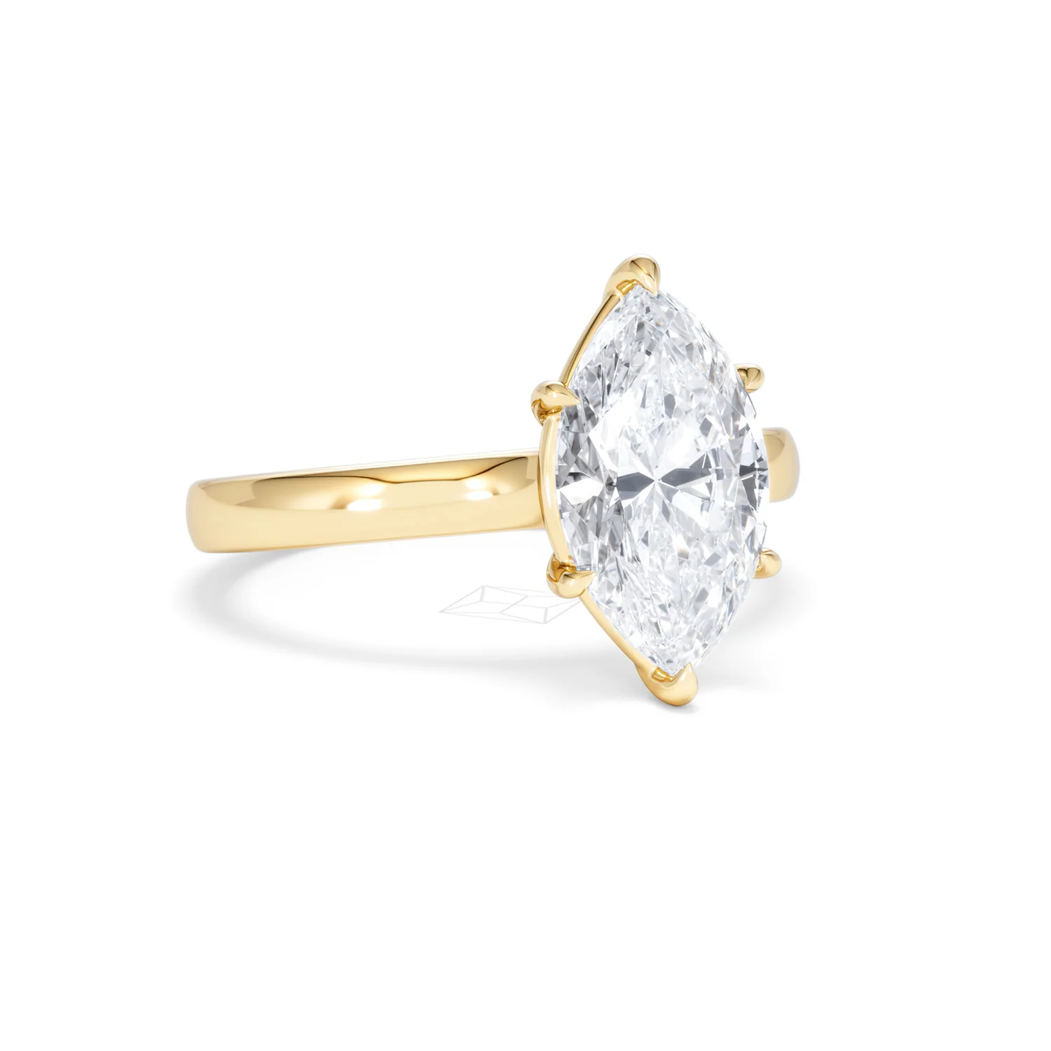 Amora Marquise 2.00ct Lab Diamond Engagement Ring F/VS Set in 18K Gold - Image 15