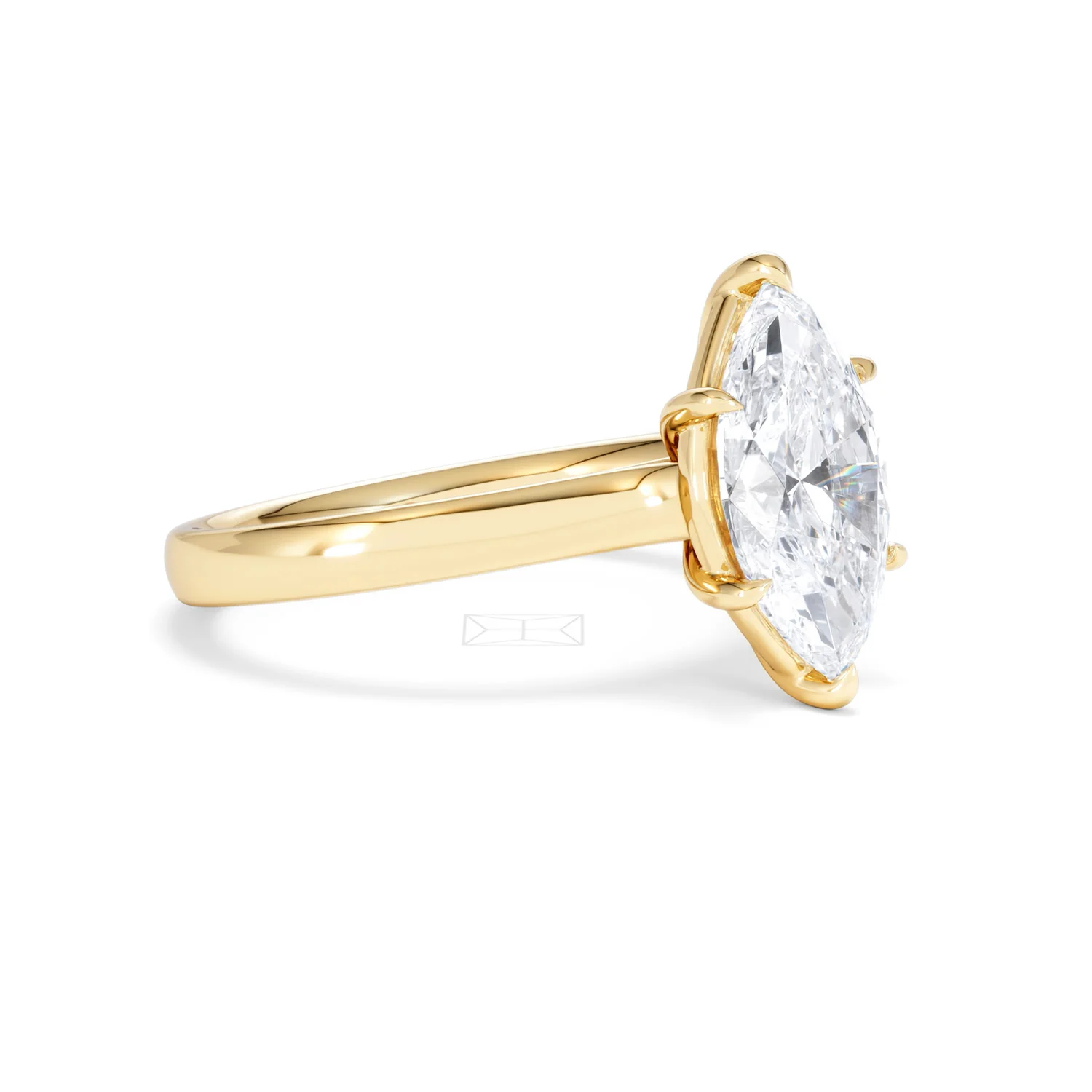 Amora Marquise 2.00ct Lab Diamond Engagement Ring F/VS Set in 18K Gold - Image 20