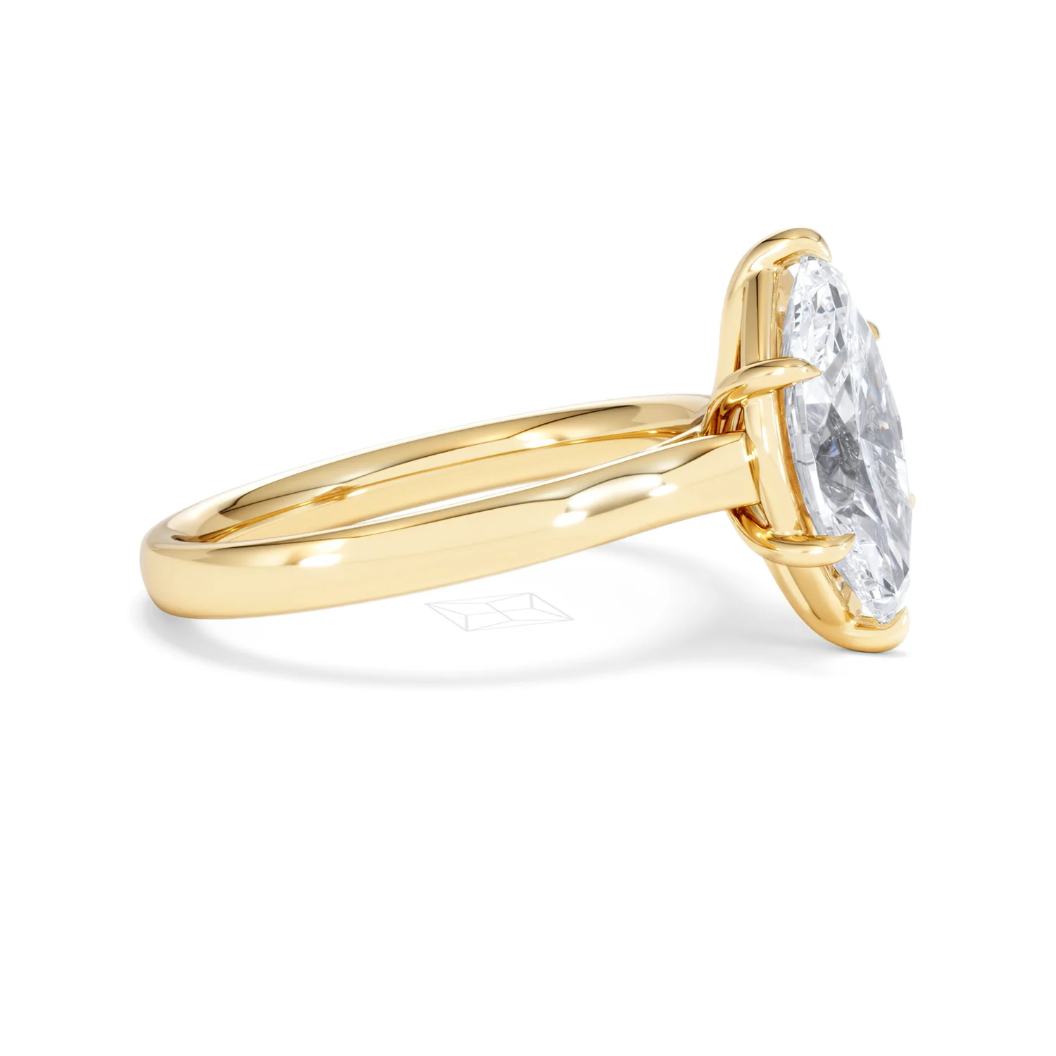 Amora Marquise 2.00ct Lab Diamond Engagement Ring F/VS Set in 18K Gold - Image 25
