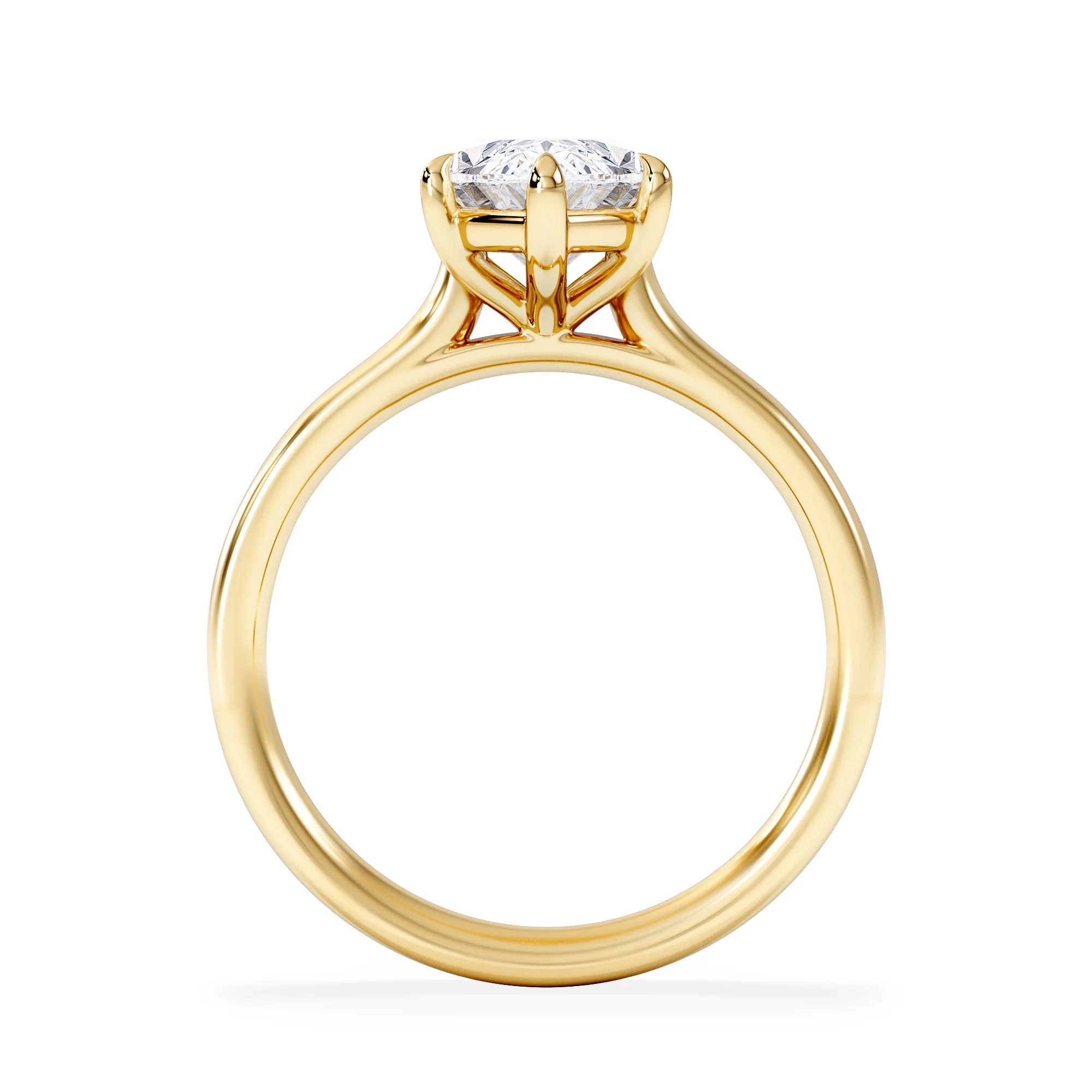 Amora Marquise 2.00ct Lab Diamond Engagement Ring F/VS Set in 18K Gold - Image 3