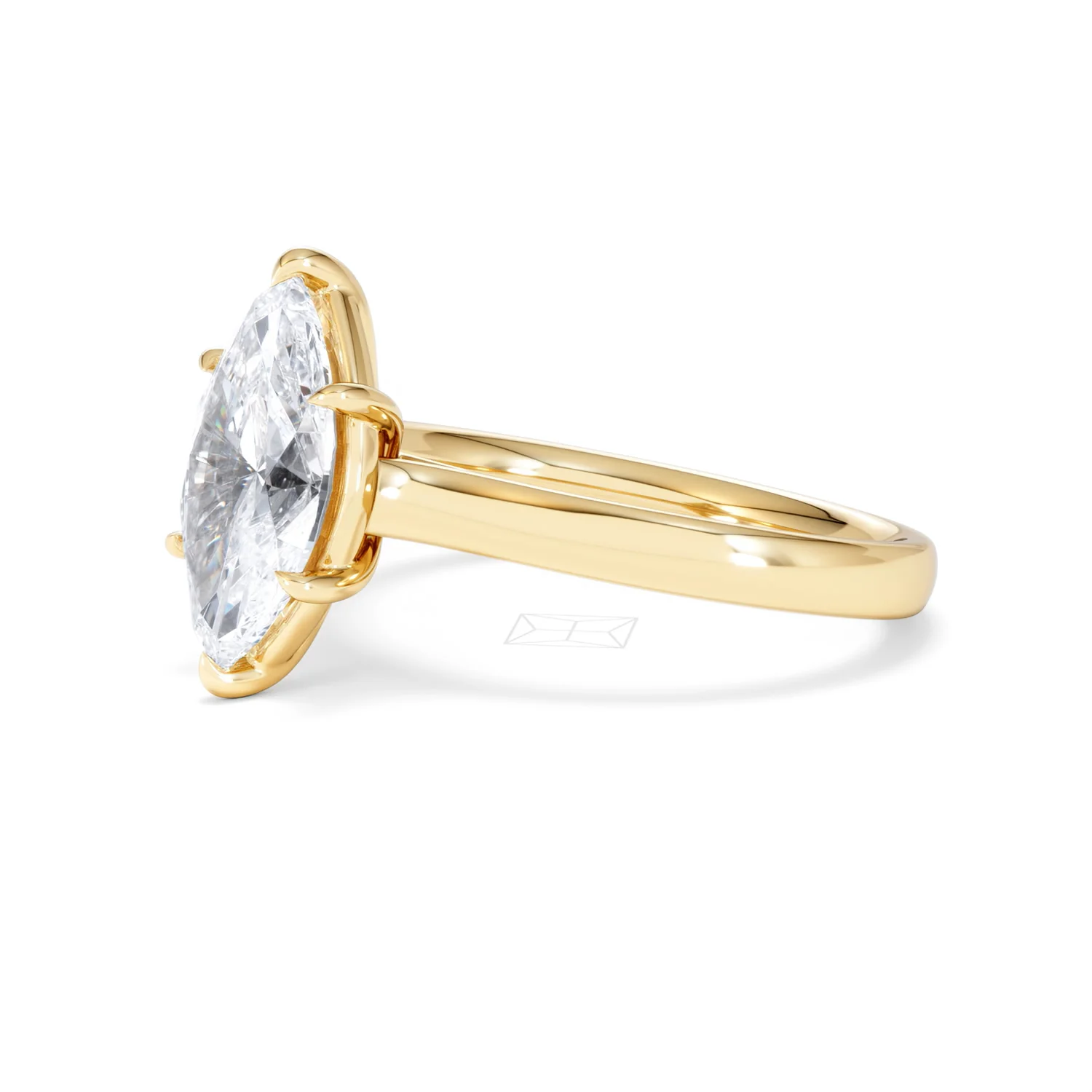 Amora Marquise 2.00ct Lab Diamond Engagement Ring F/VS Set in 18K Gold - Image 78