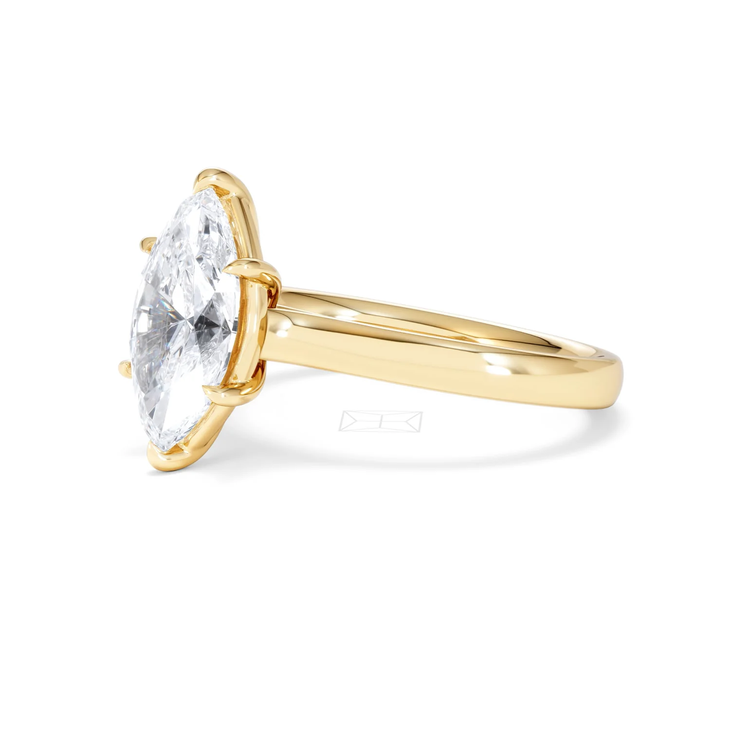Amora Marquise 2.00ct Lab Diamond Engagement Ring F/VS Set in 18K Gold - Image 79