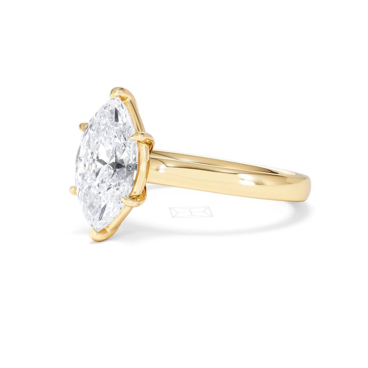 Amora Marquise 2.00ct Lab Diamond Engagement Ring F/VS Set in 18K Gold - Image 81