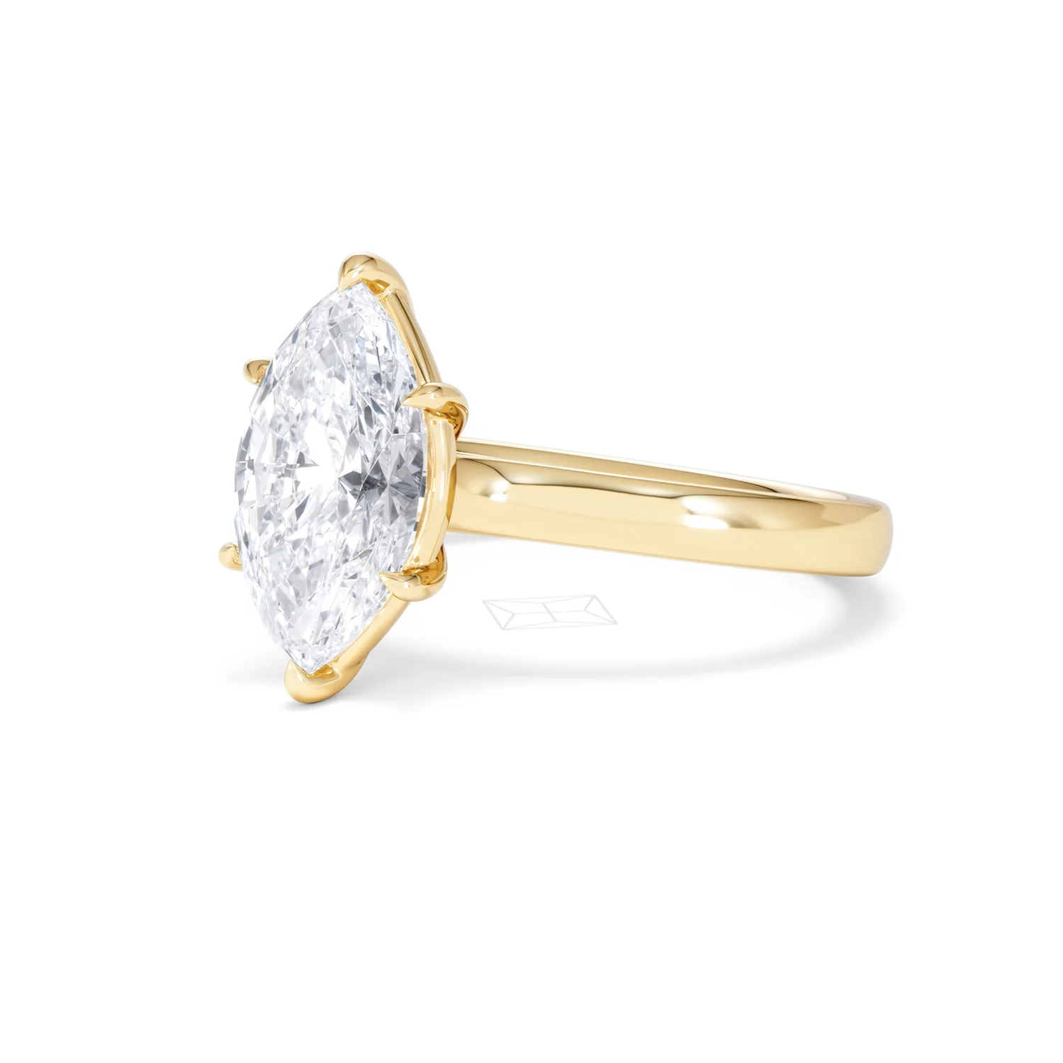 Amora Marquise 2.00ct Lab Diamond Engagement Ring F/VS Set in 18K Gold - Image 82