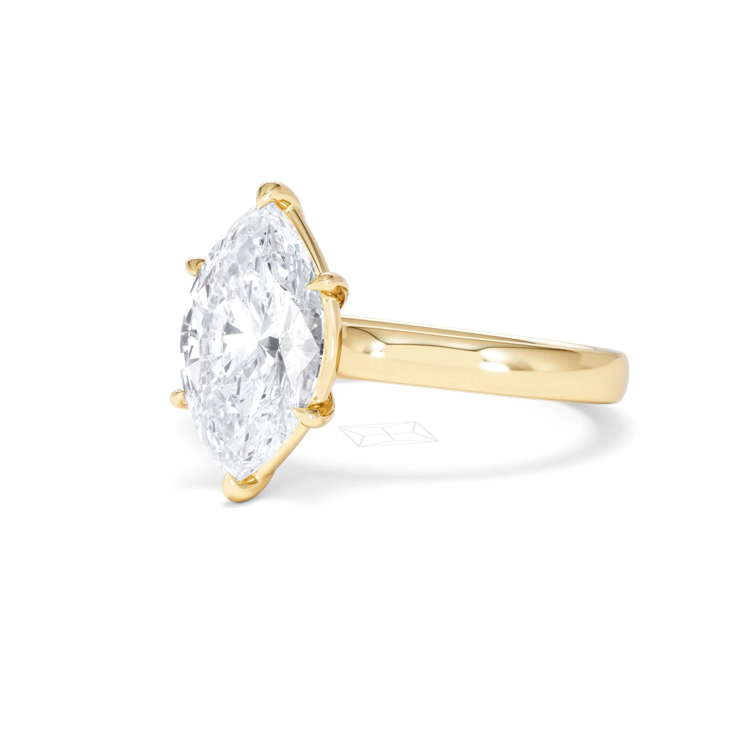 Amora Marquise 2.00ct Lab Diamond Engagement Ring F/VS Set in 18K Gold - Image 83