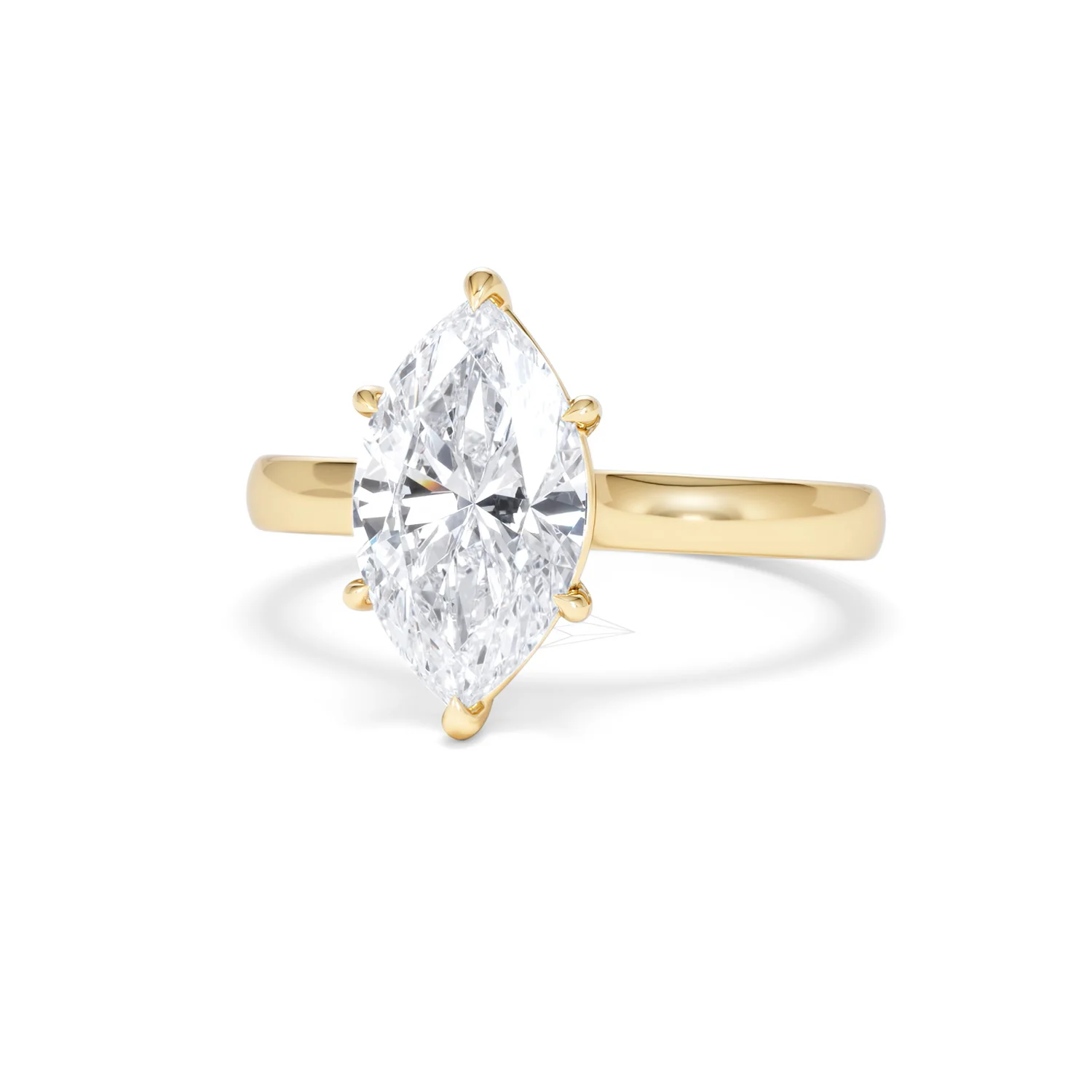 Amora Marquise 2.00ct Lab Diamond Engagement Ring F/VS Set in 18K Gold - Image 87