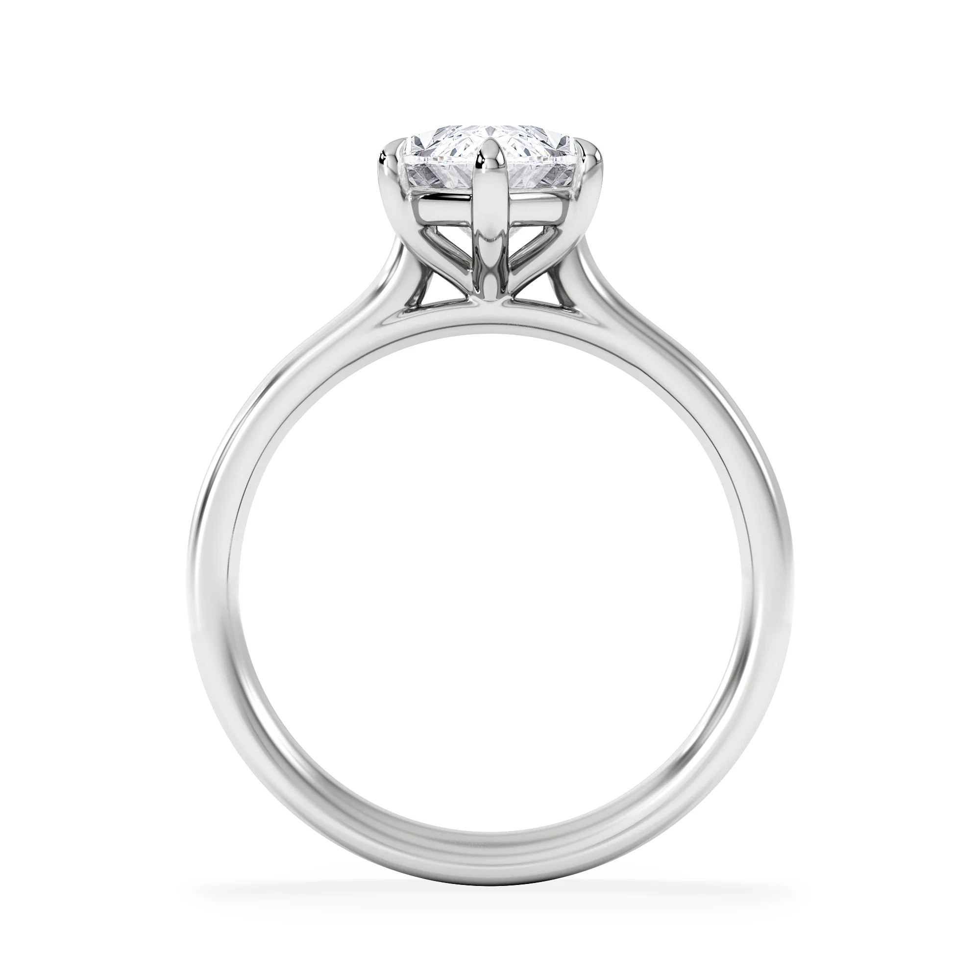 Amora Marquise 2.00ct Lab Diamond Engagement Ring F/VS Set in 18K White Gold - Image 3