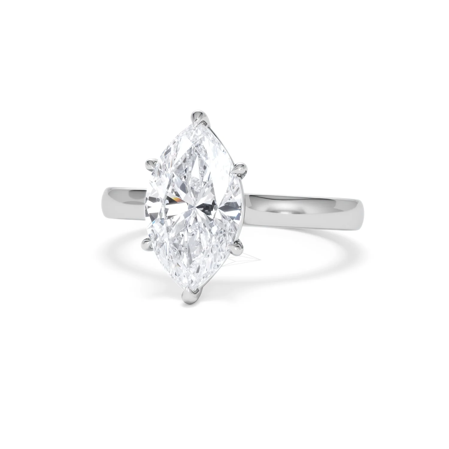 Amora Marquise 2.00ct Lab Diamond Engagement Ring F/VS Set in 18K White Gold - Image 85