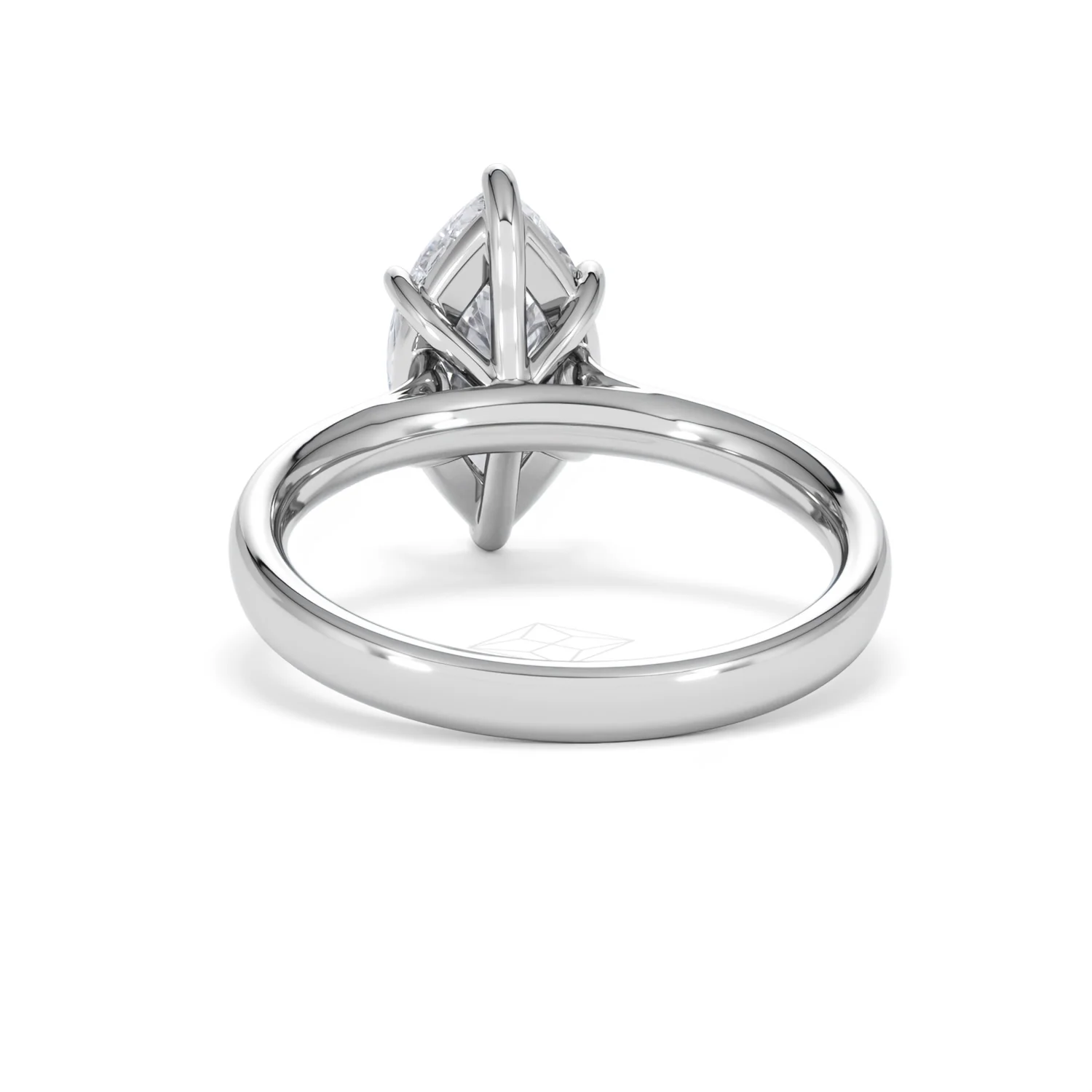 Amora Marquise 2.00ct Lab Diamond Engagement Ring F/VS Set in Platinum - Image 50