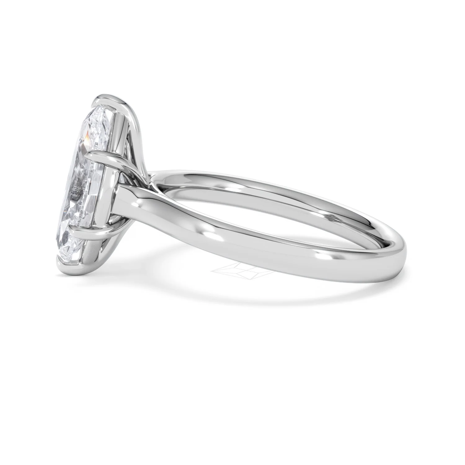 Amora Marquise 2.00ct Lab Diamond Engagement Ring F/VS Set in Platinum - Image 69