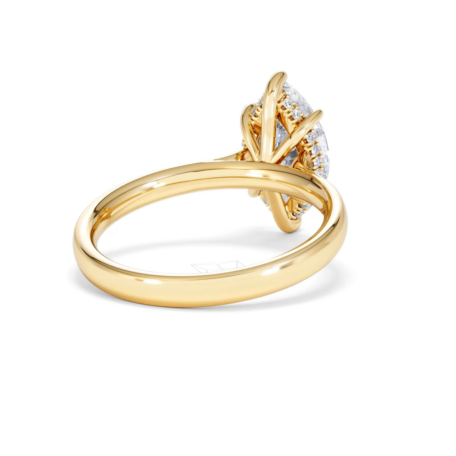 Amora Marquise 2.09ct Hidden Halo Lab Diamond Engagement Ring F/VS Set in 18K Gold - Image 44