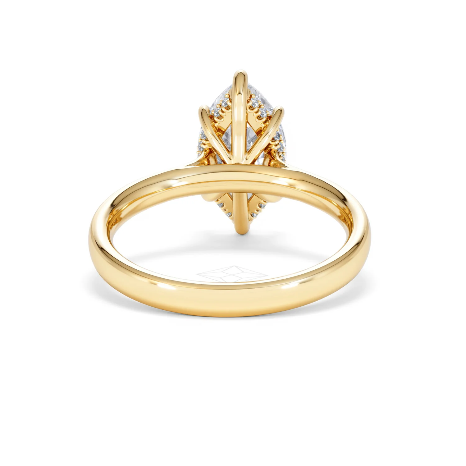 Amora Marquise 2.09ct Hidden Halo Lab Diamond Engagement Ring F/VS Set in 18K Gold - Image 49